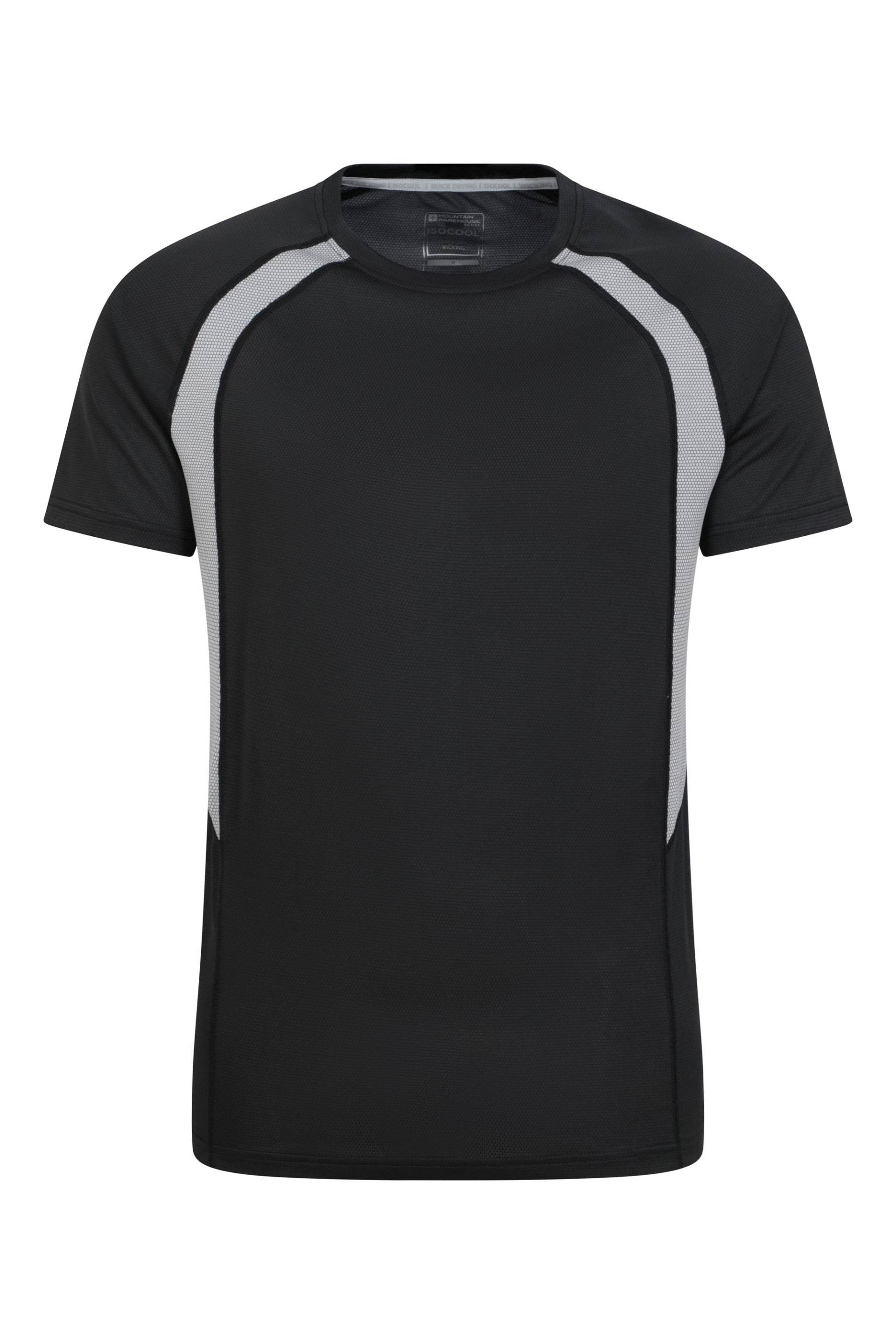 Bryers IsoCool Herren T-Shirt - Schwarz von Mountain Warehouse