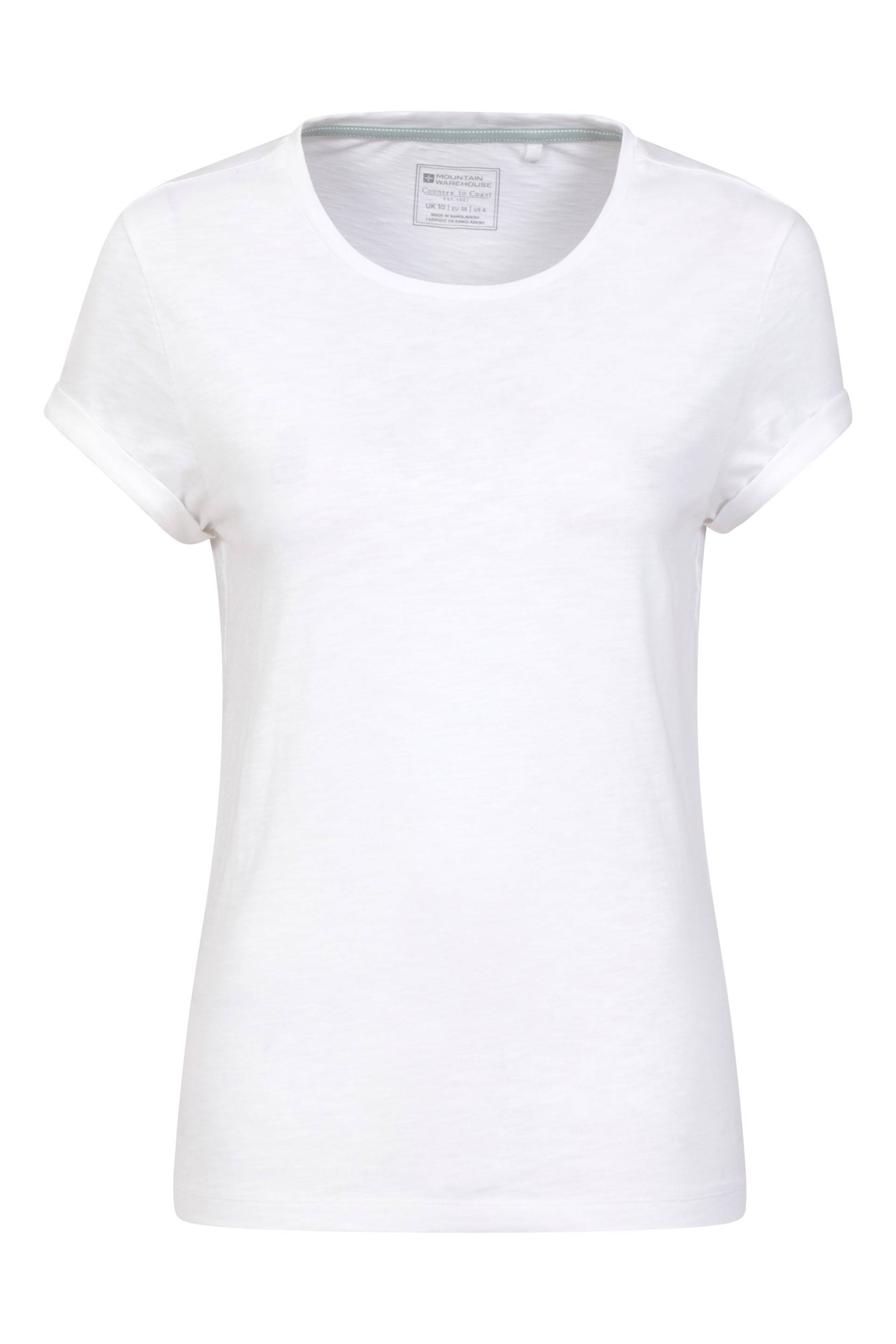 Bude T-Shirt für Damen - Weiß von Mountain Warehouse