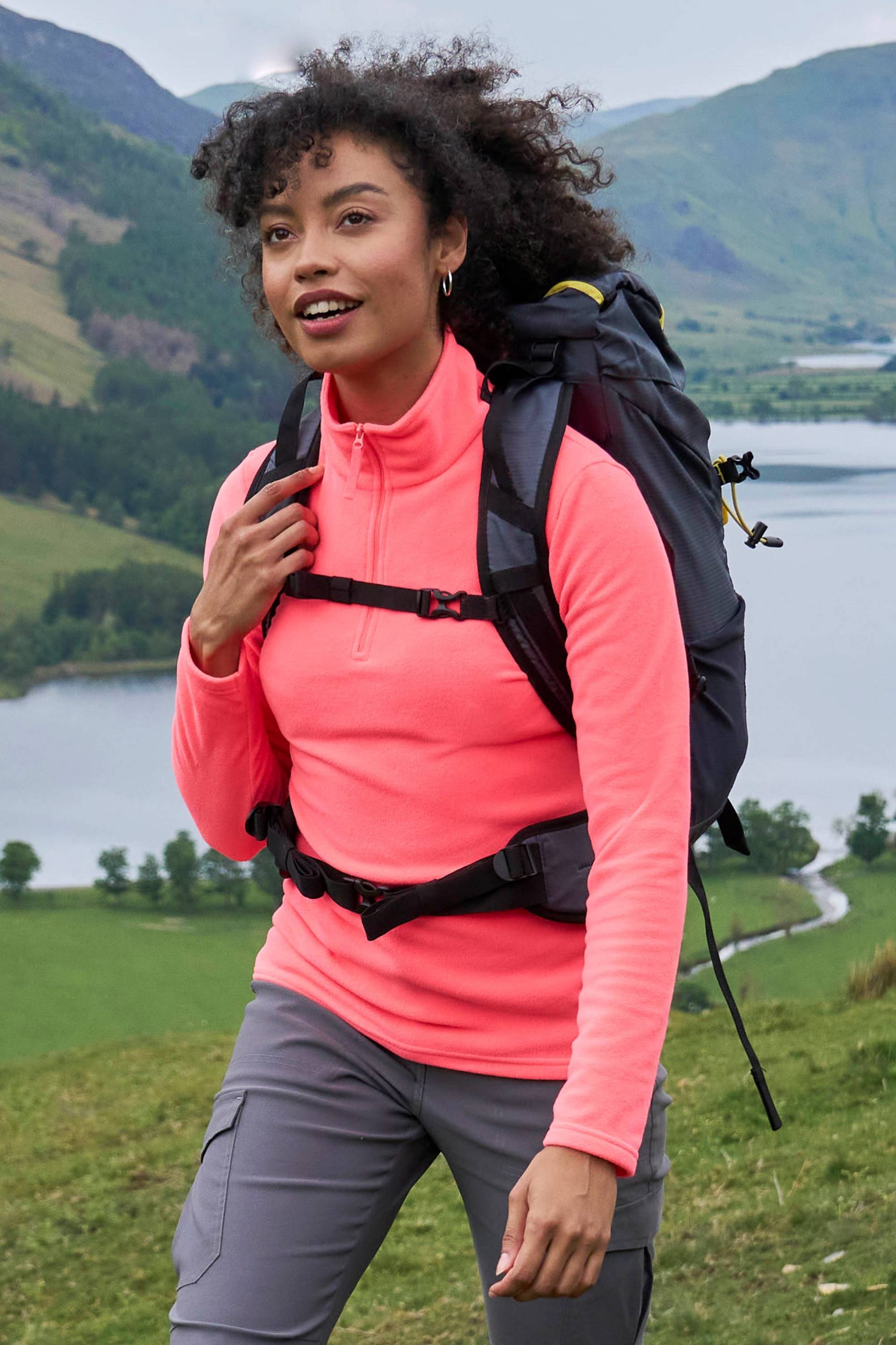 Camber II Damen Fleece mit Reißverschluss - Intensiv Pink von Mountain Warehouse