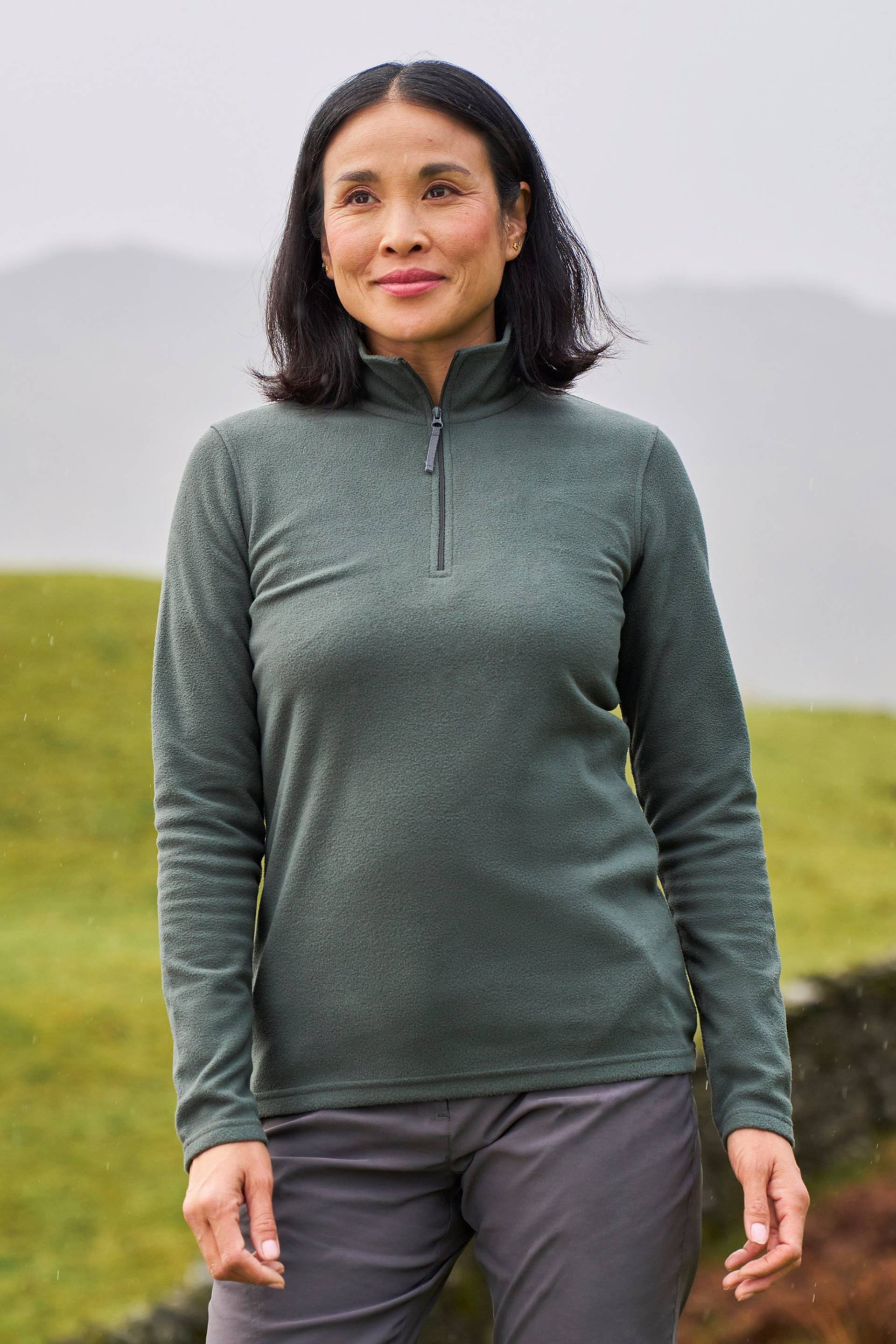 Camber II Damen Fleece mit Reißverschluss - Khaki Camber II Damen Fleece mit Reißverschluss - Khaki von Mountain Warehouse