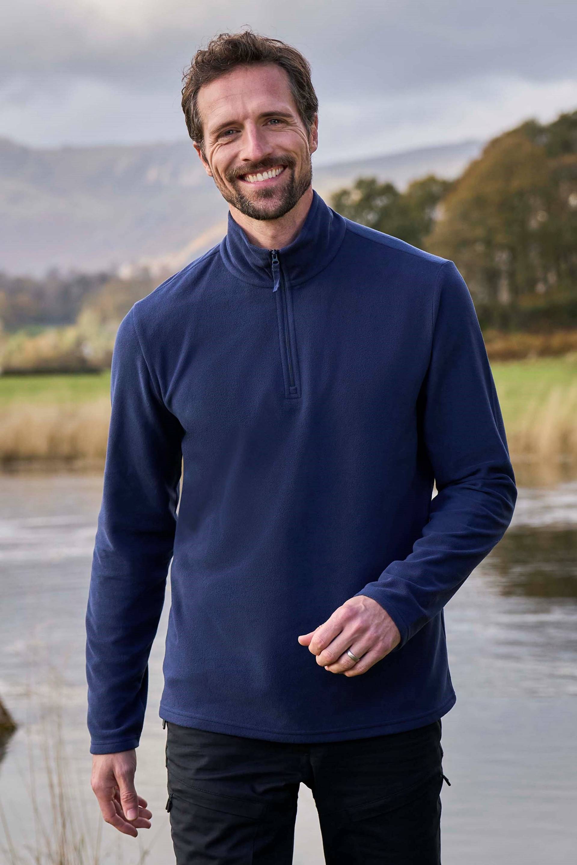 Camber II Herren Fleece - Marineblau von Mountain Warehouse