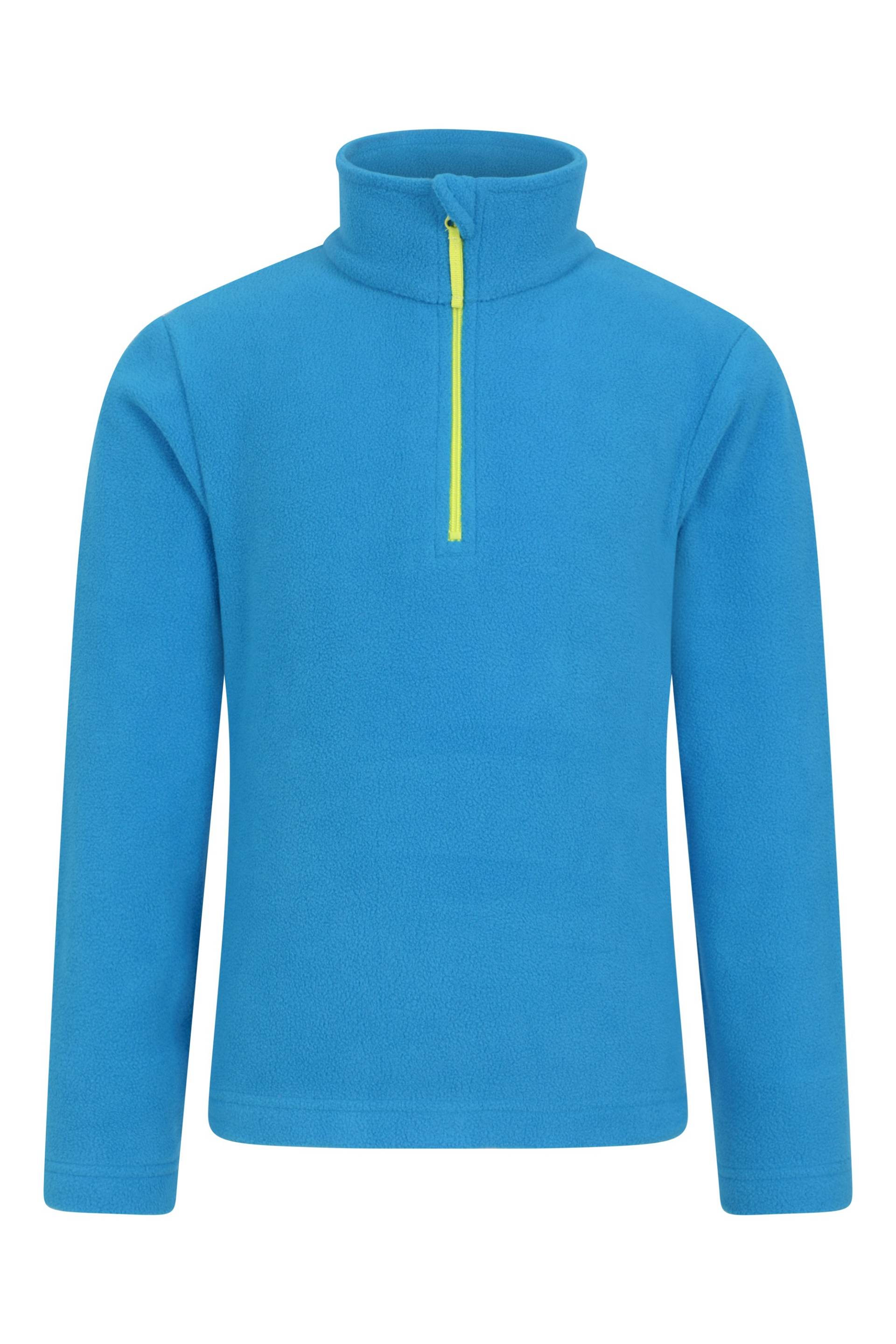 Camber II Kinder-Fleece mit Reißverschluss - Blau von Mountain Warehouse