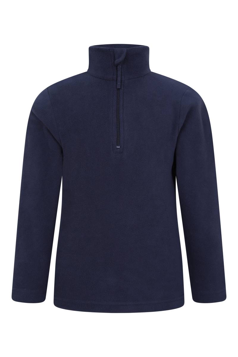 Camber II Kinder-Fleece mit Reißverschluss - Blau von Mountain Warehouse