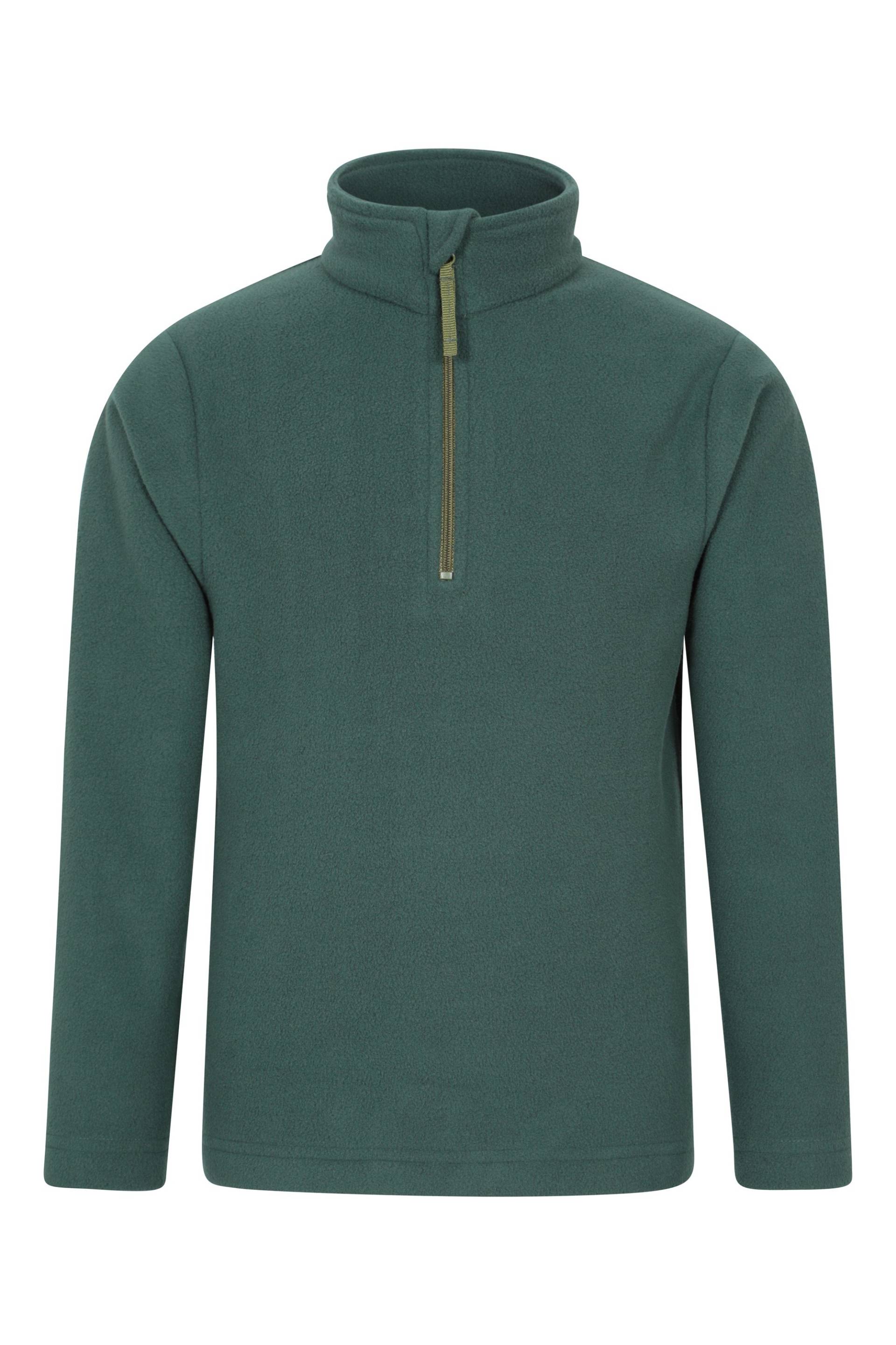 Camber II Kinder-Fleece mit Reißverschluss - Grün von Mountain Warehouse