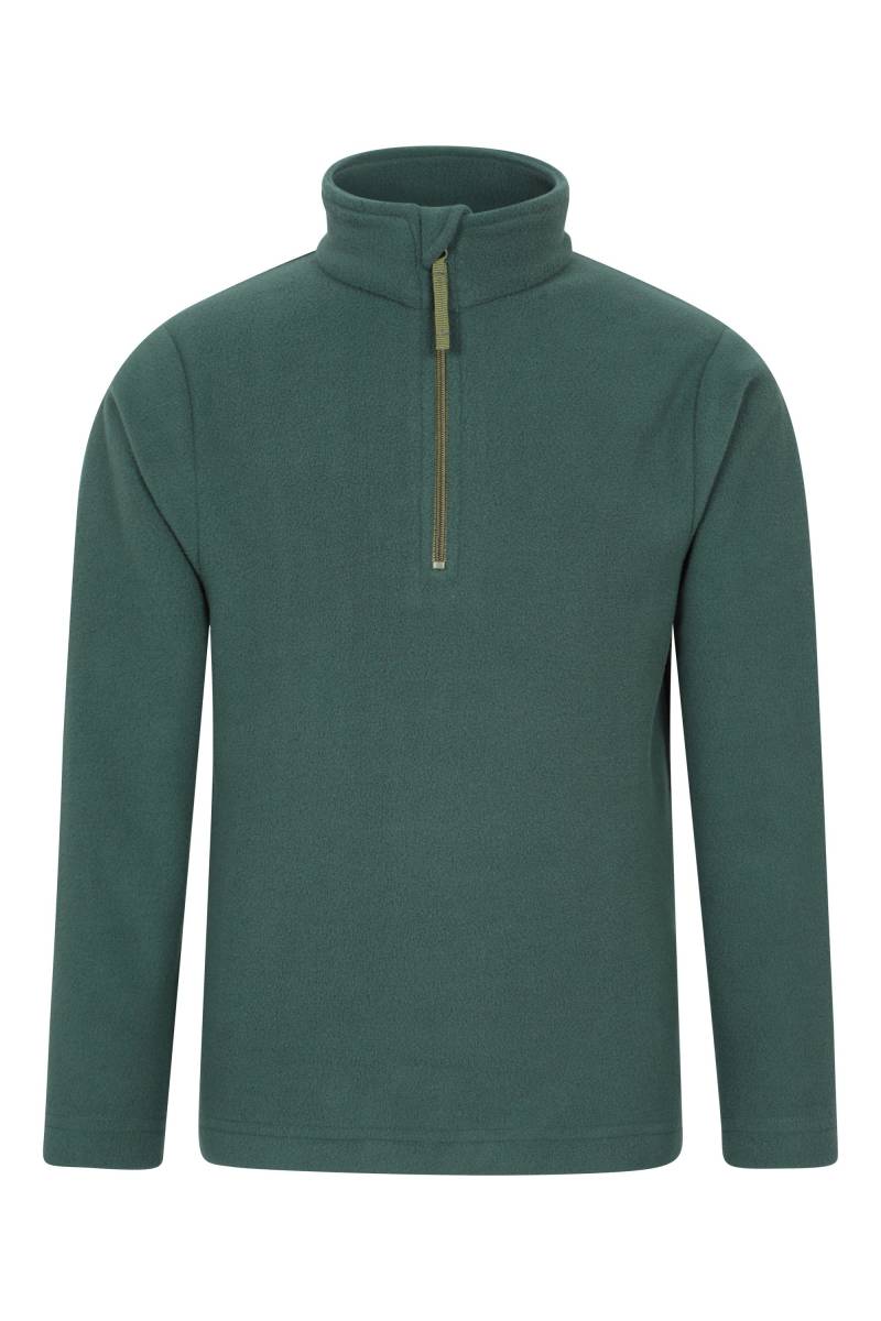 Camber II Kinder-Fleece mit Reißverschluss - Grün von Mountain Warehouse
