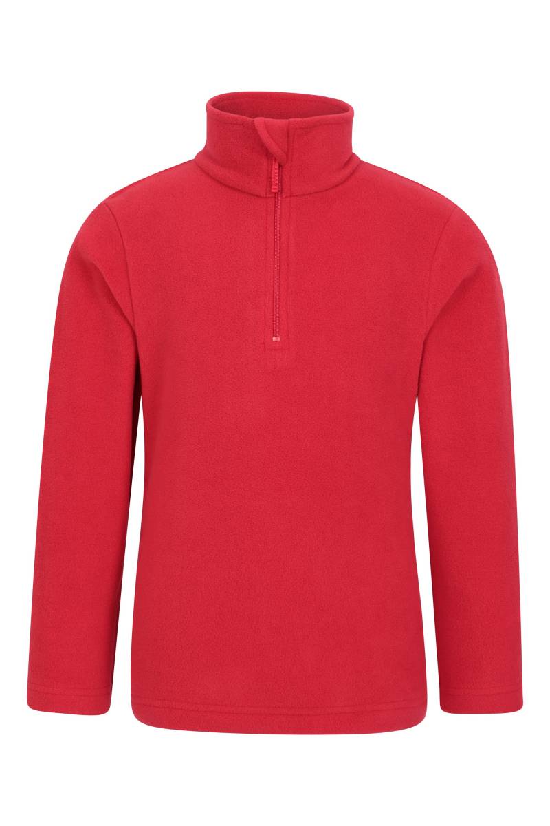 Camber II Kinder-Fleece mit Reißverschluss - Rot von Mountain Warehouse