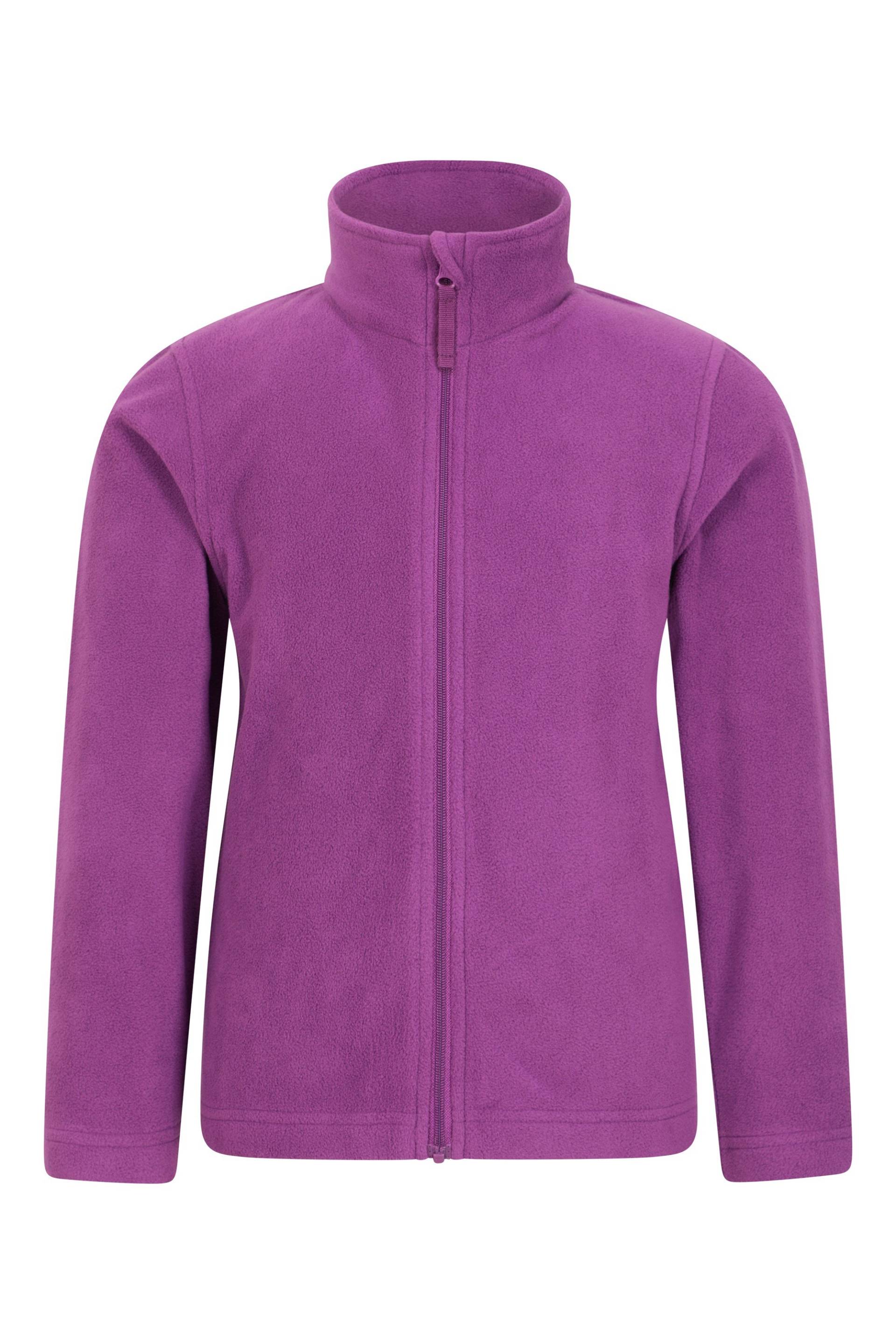 Camber II Kinder Hoodie-Jacke - Dunkel Lila von Mountain Warehouse