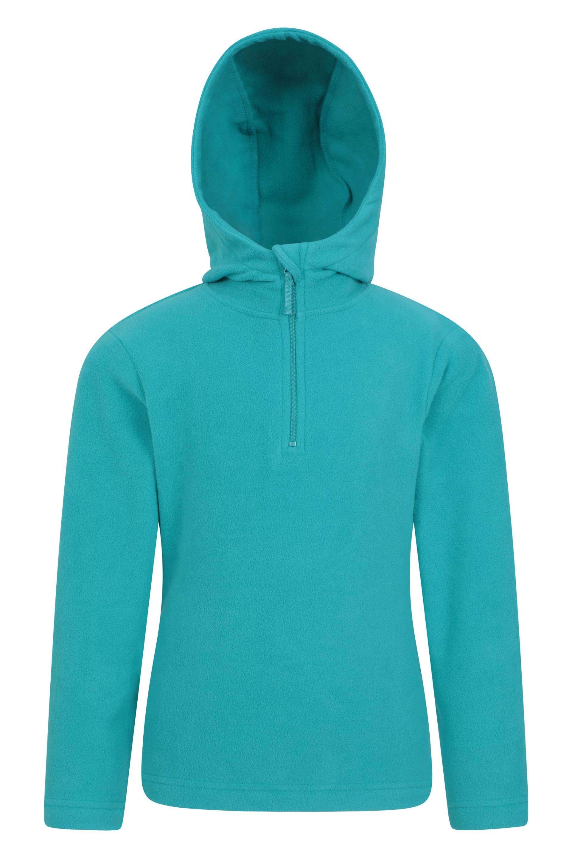 Camber II Kinder Microfleece Pullover - Dunkel Aquamarin von Mountain Warehouse