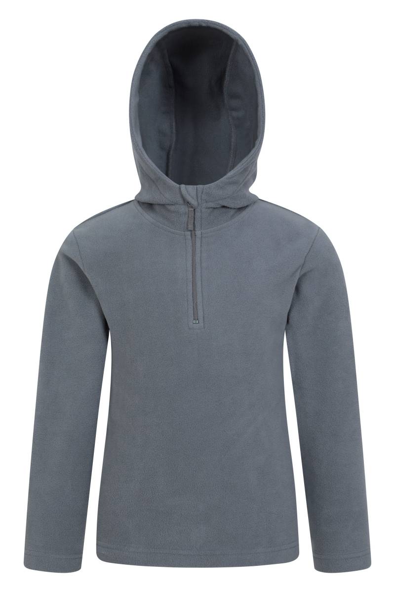 Camber II Kinder Microfleece Hoodie - Grau von Mountain Warehouse