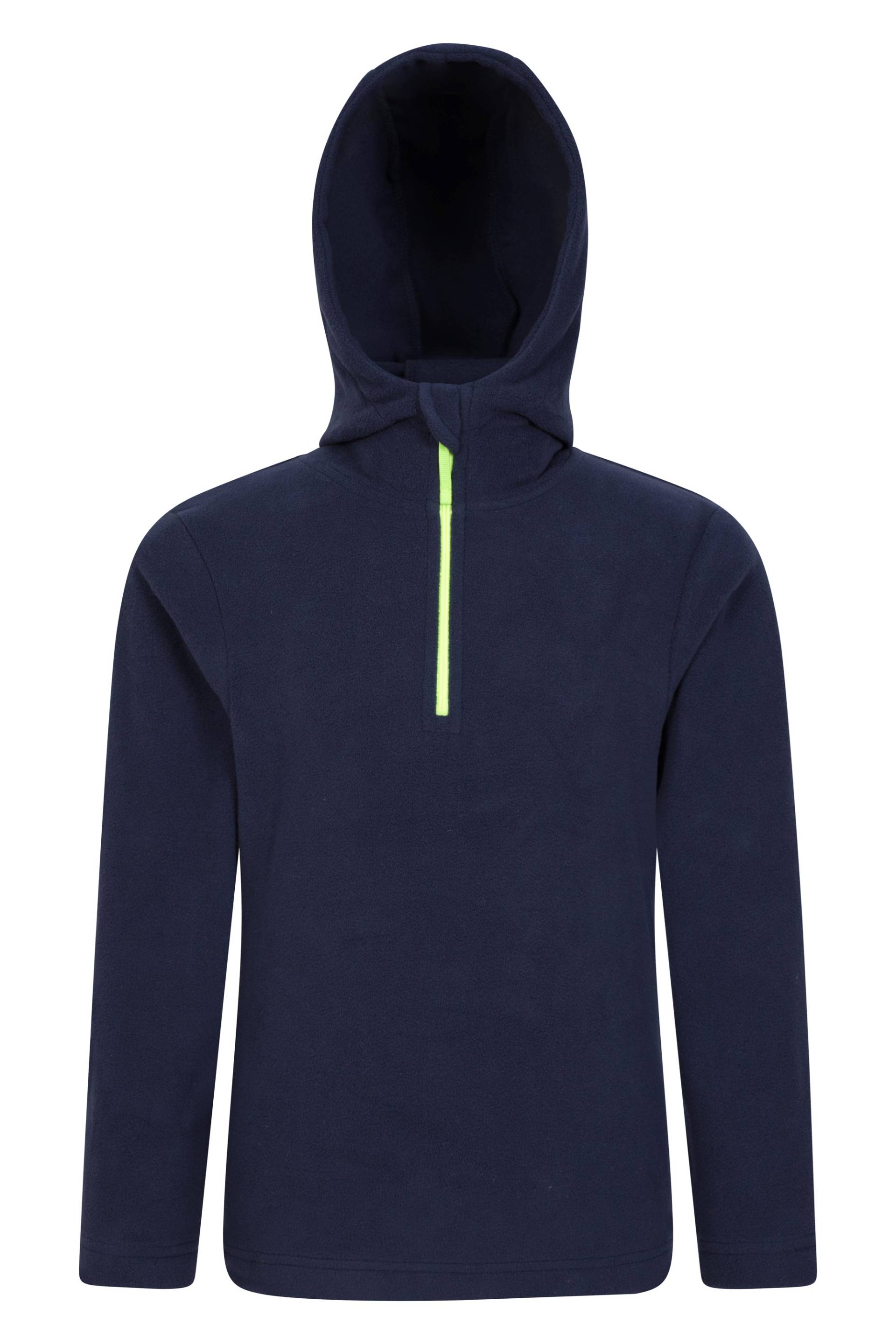 Camber II Kinder Microfleece Pullover - Marineblau von Mountain Warehouse