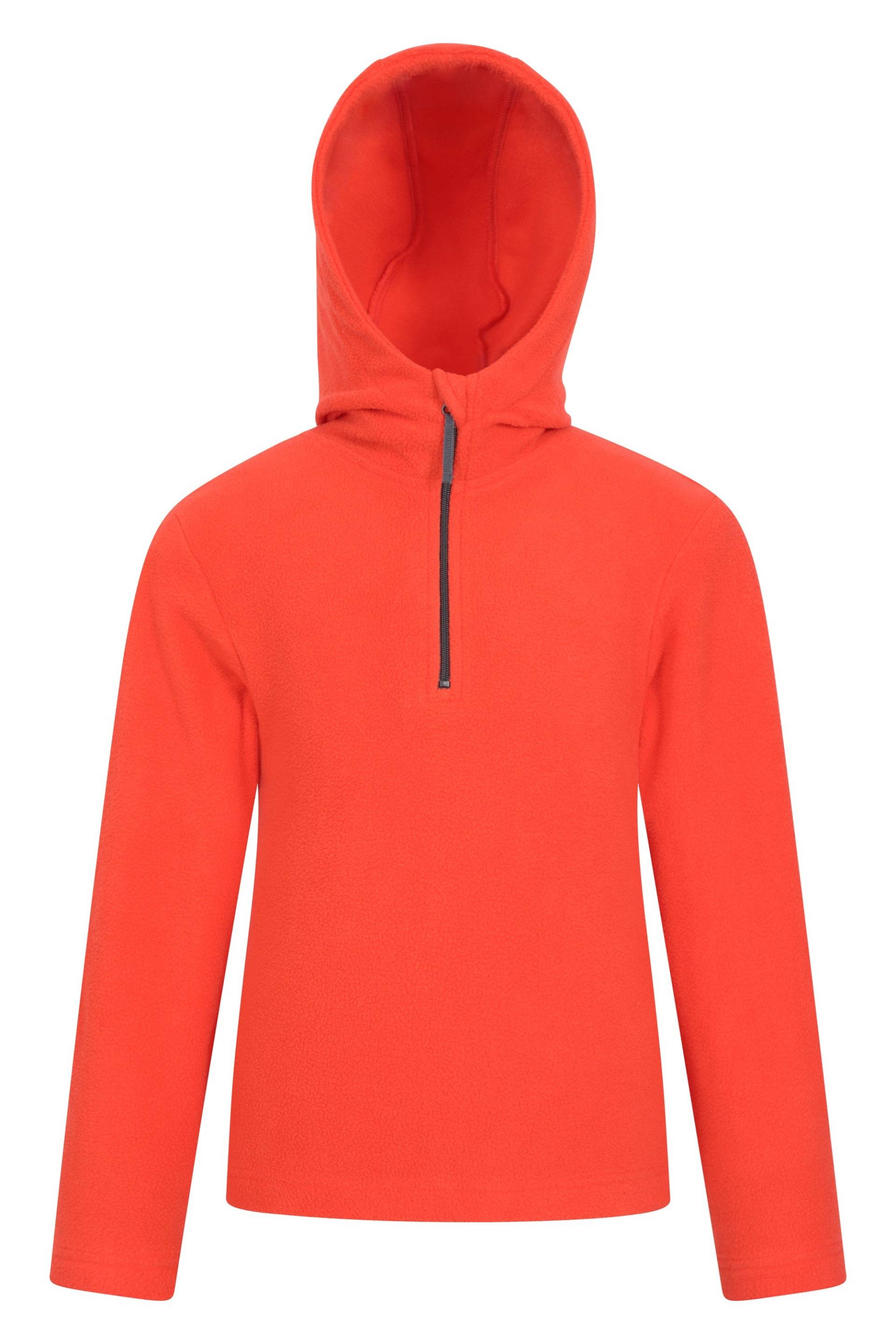 Camber II Kinder Microfleece Pullover - Orange von Mountain Warehouse