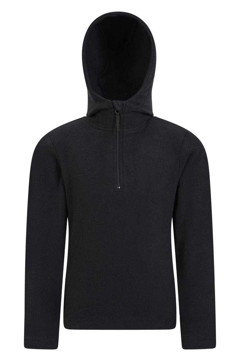 Camber II Kinder Microfleece Hoodie - Schwarz von Mountain Warehouse