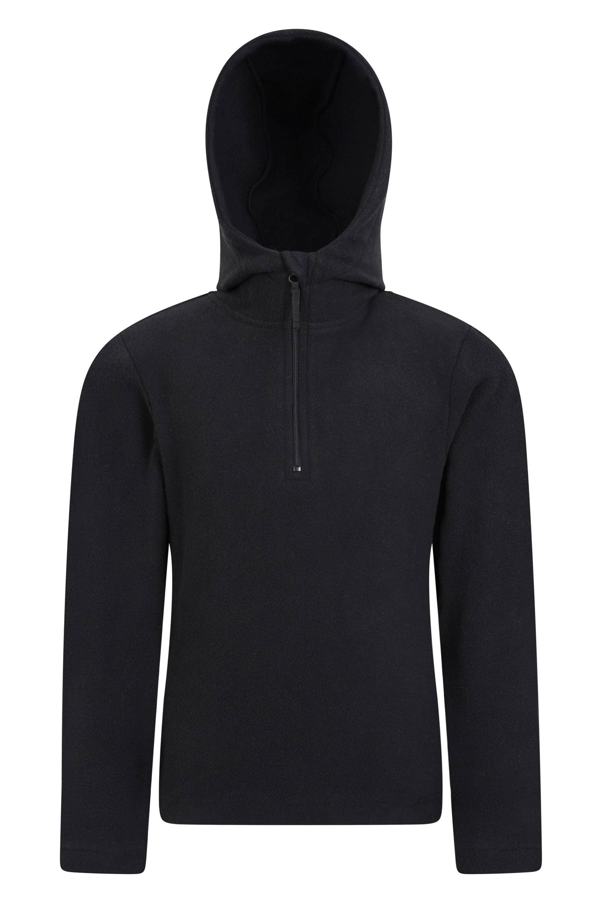 Camber II Kinder Microfleece Pullover - Schwarz von Mountain Warehouse