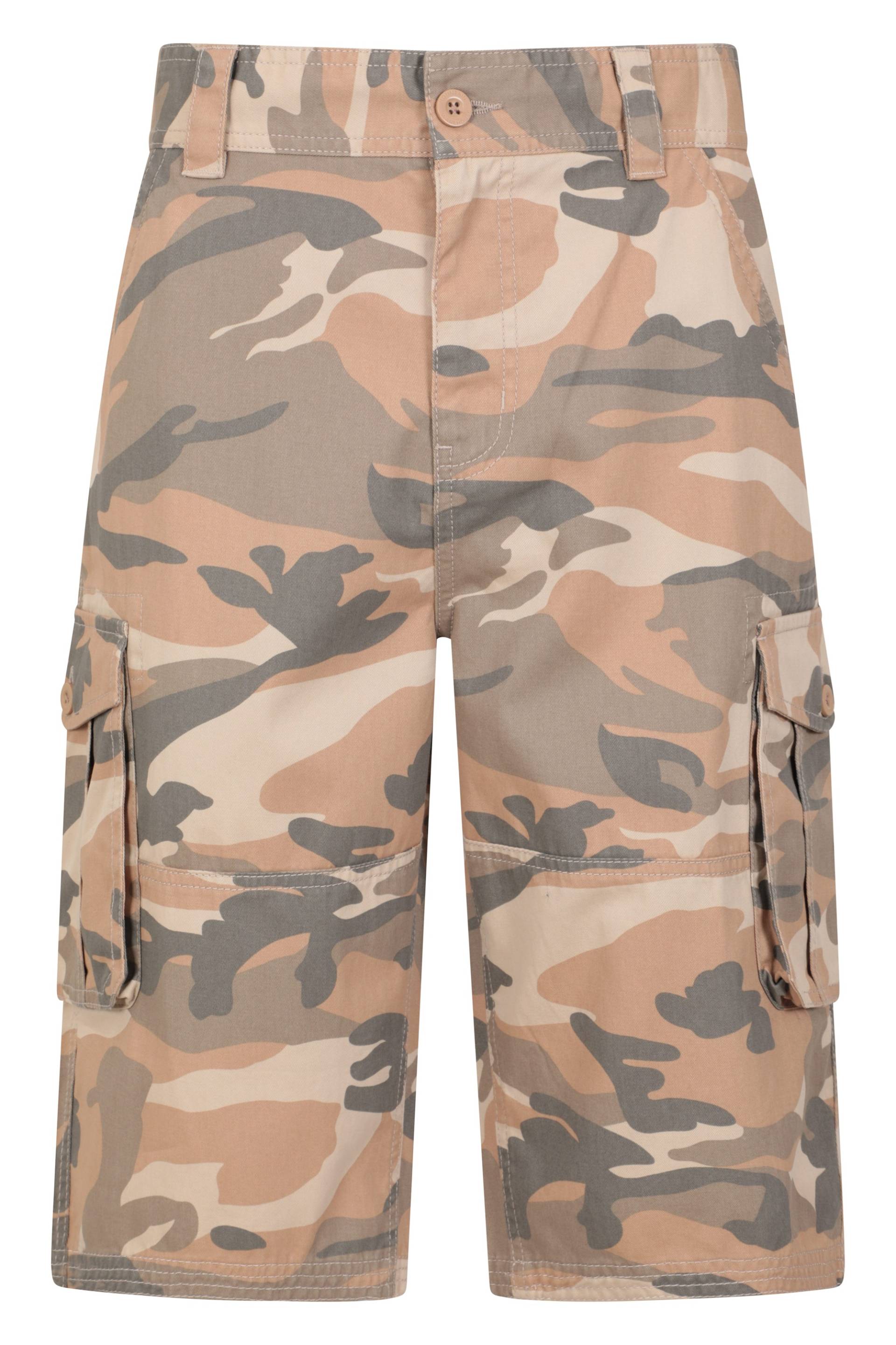 Camouflage Herren Cargo-Shorts - Braun von Mountain Warehouse