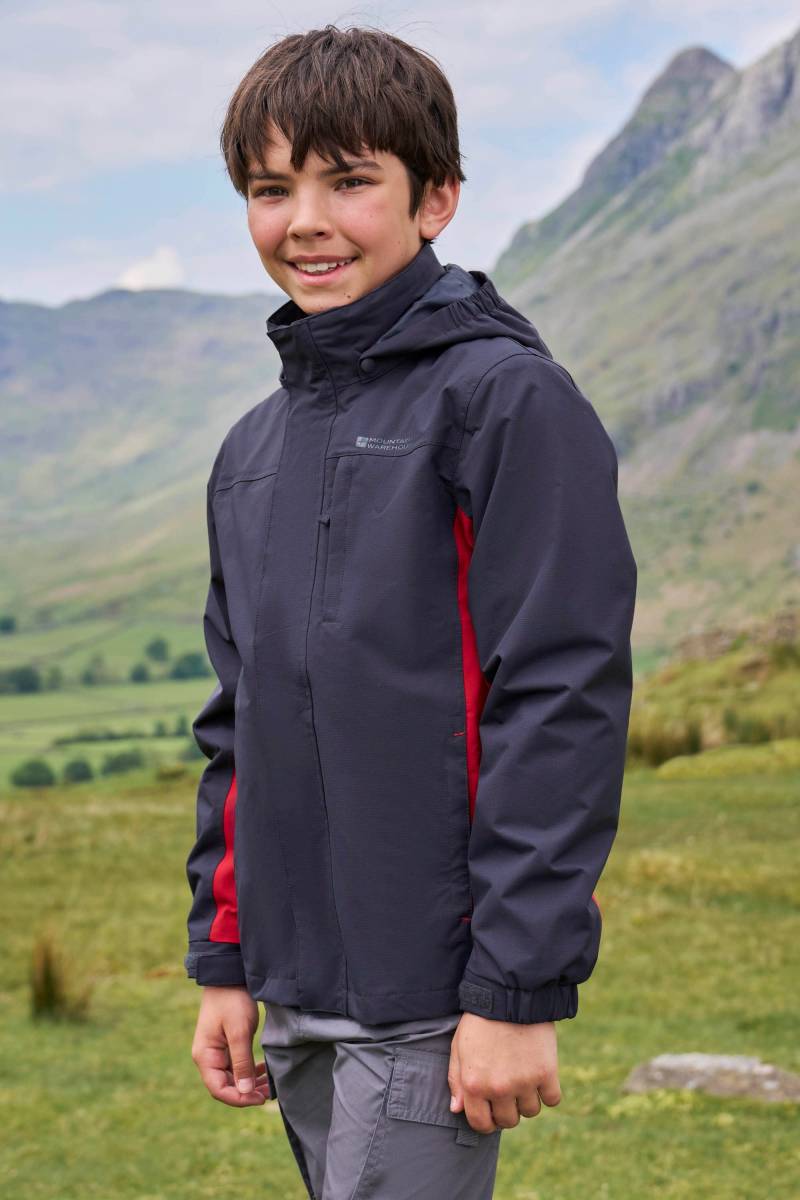Cannonball Wasserdichte 3 in 1 Kinderjacke - Grau von Mountain Warehouse