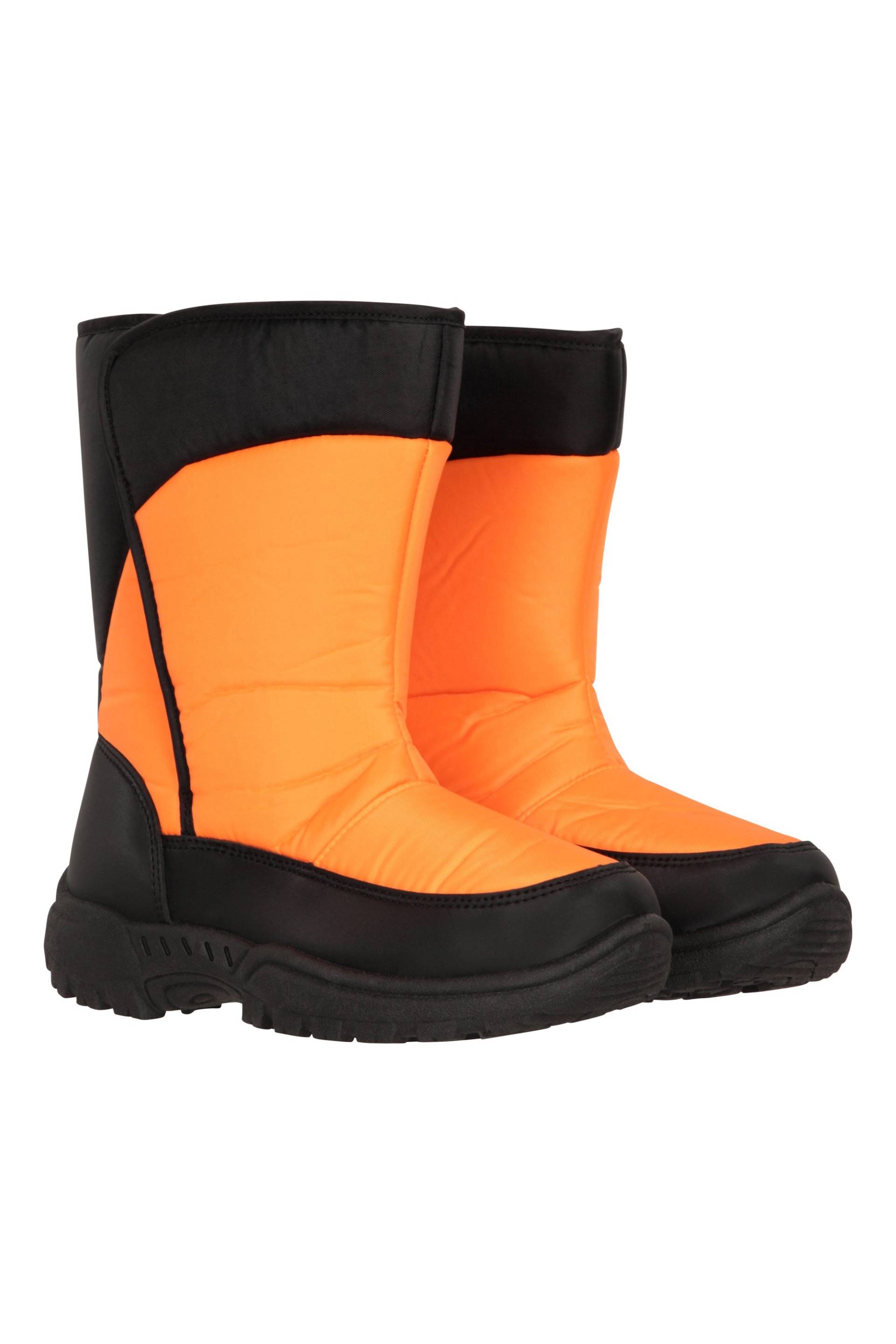 Caribou Gestreifte Kinder-Schneestiefel - Orange Caribou Gestreifte Kinder-Schneestiefel - Orange von Mountain Warehouse
