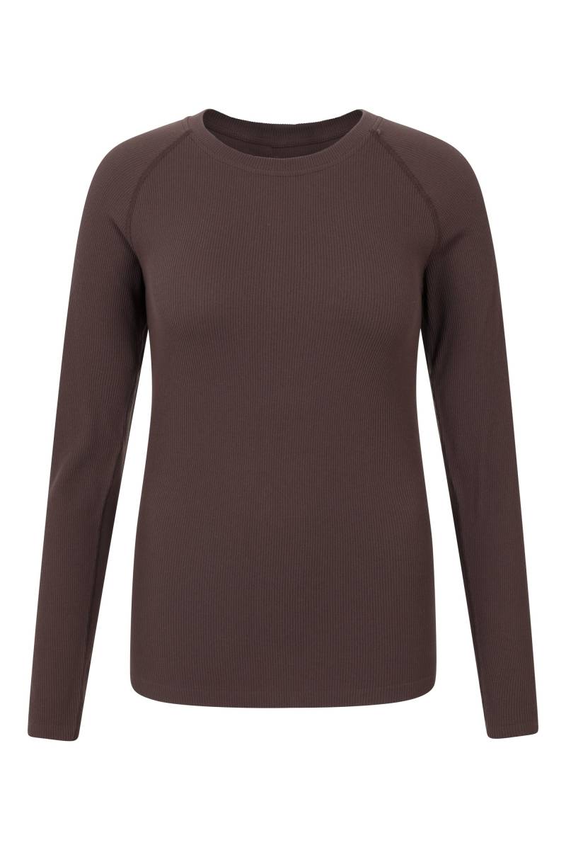 Carmel Nahtlose Gerippte Thermohose für Damen - Braun von Mountain Warehouse