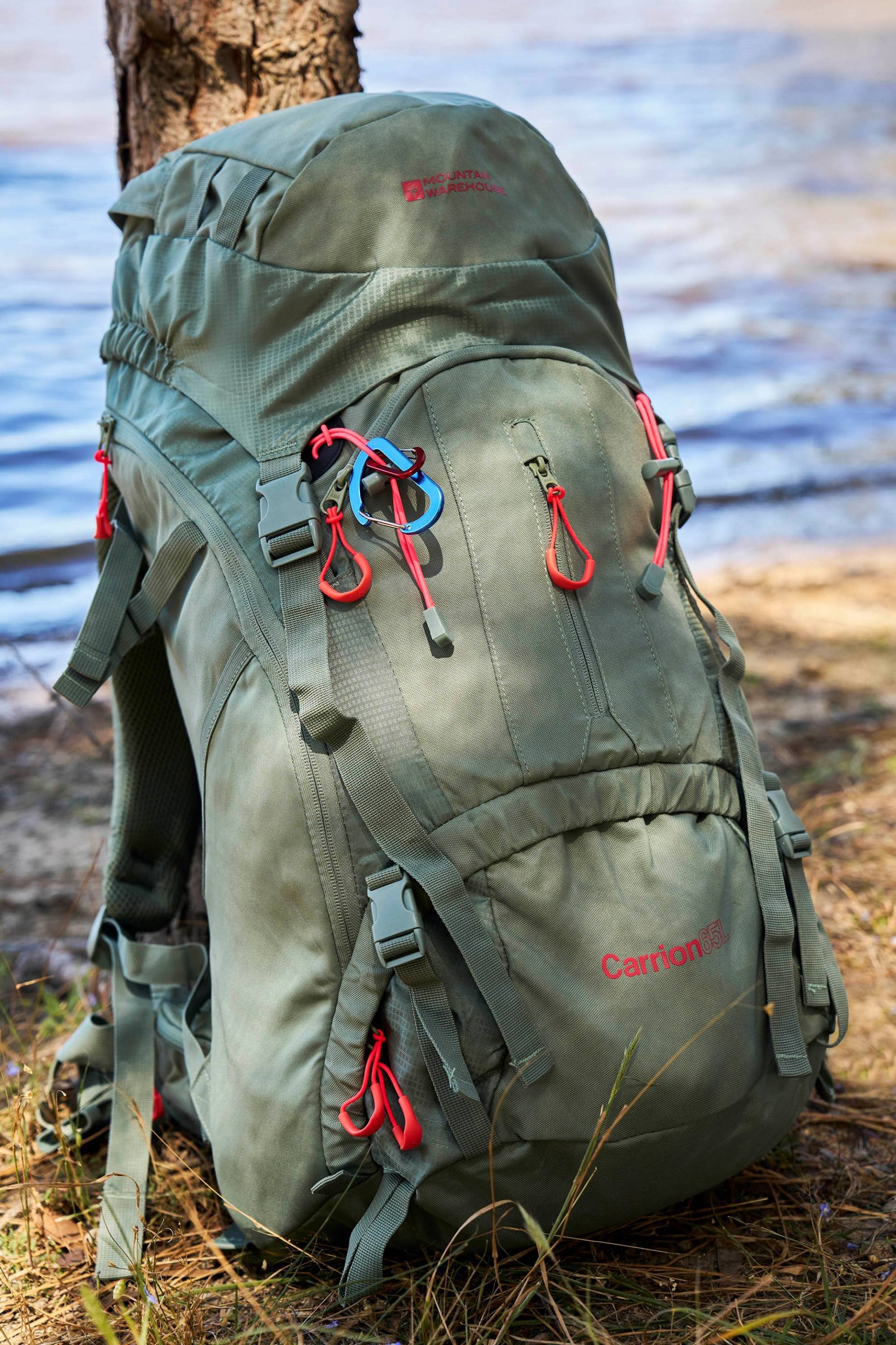 Carrion 65L Rucksack - Grün von Mountain Warehouse