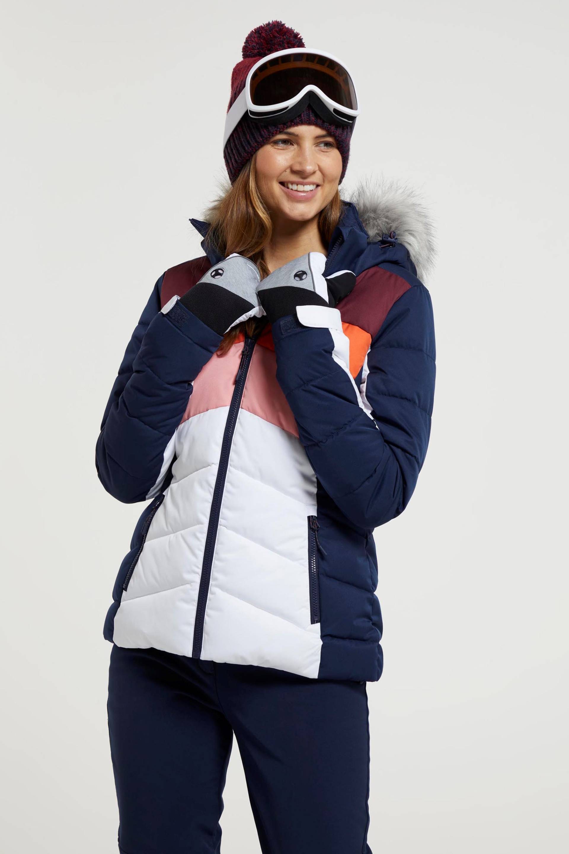 Cascade gepolsterte Skijacke für Damen - Rosa von Mountain Warehouse