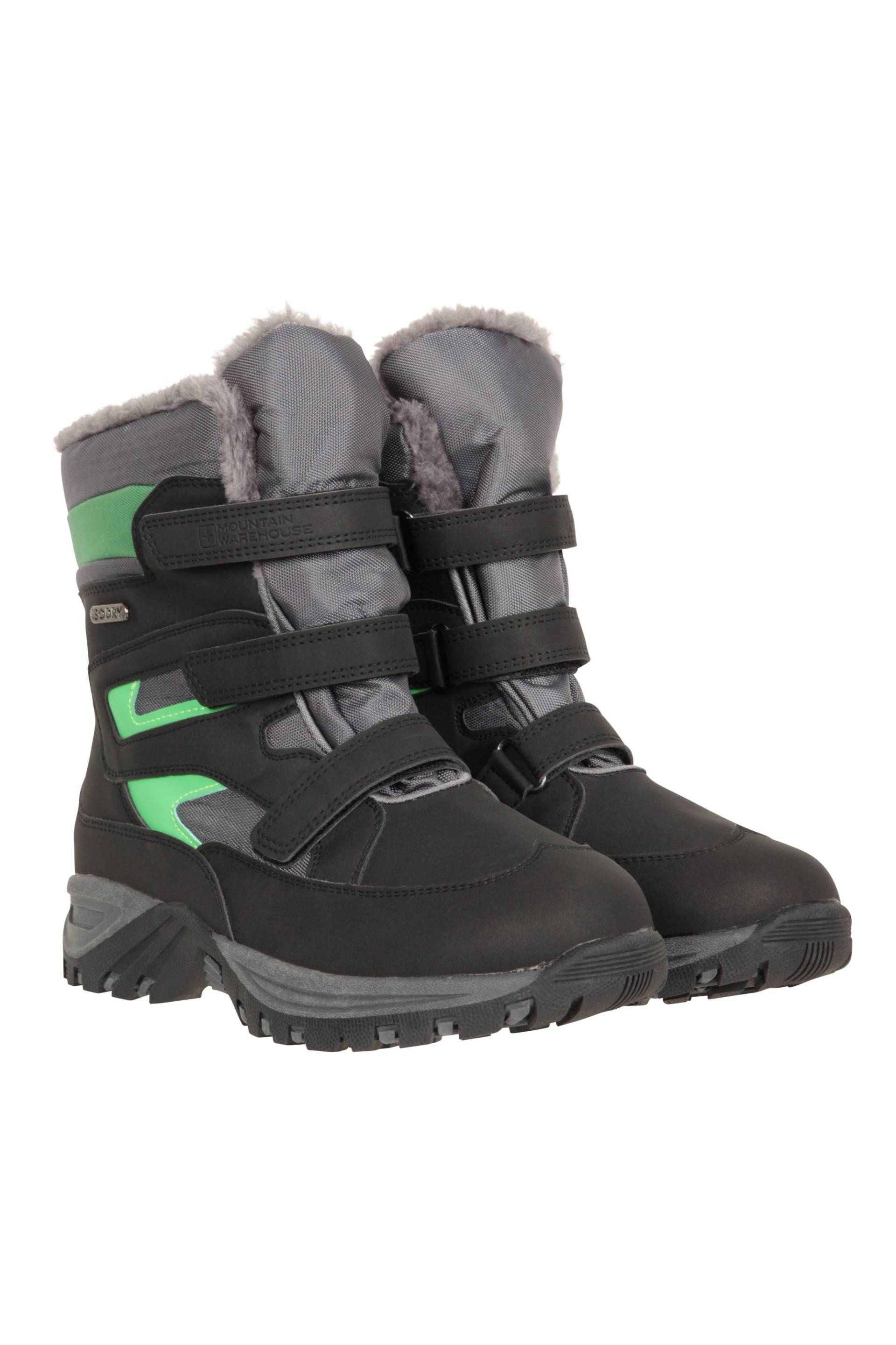 Chill Kinder-Schneestiefel - Schwarz von Mountain Warehouse
