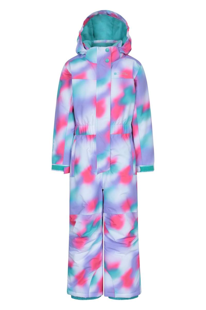 Cloud Gemusterter Kinder-Schneeanzug - Intensiv Pink von Mountain Warehouse