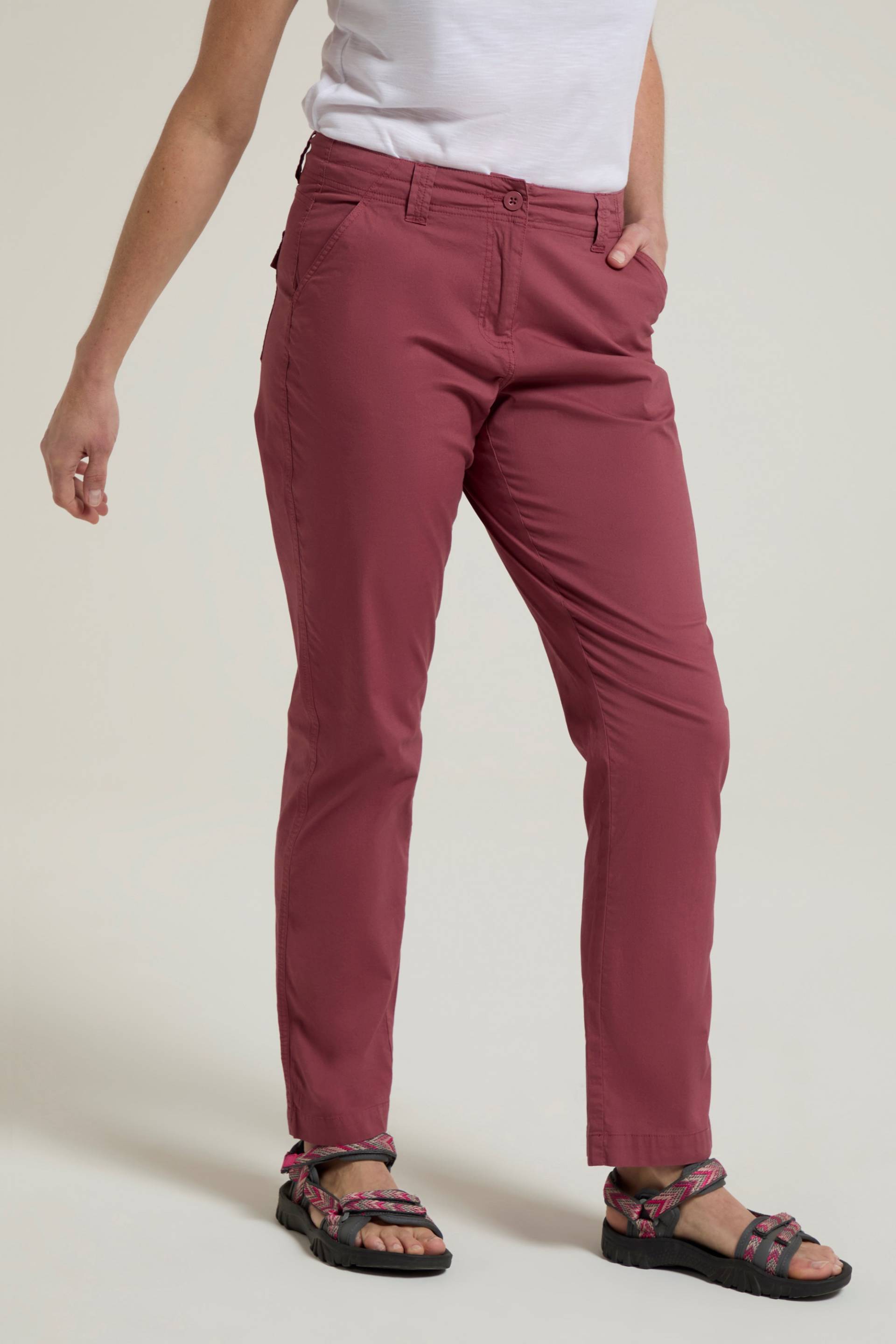 Coastal Damen Stretch Hose - Dunkel-Pink von Mountain Warehouse