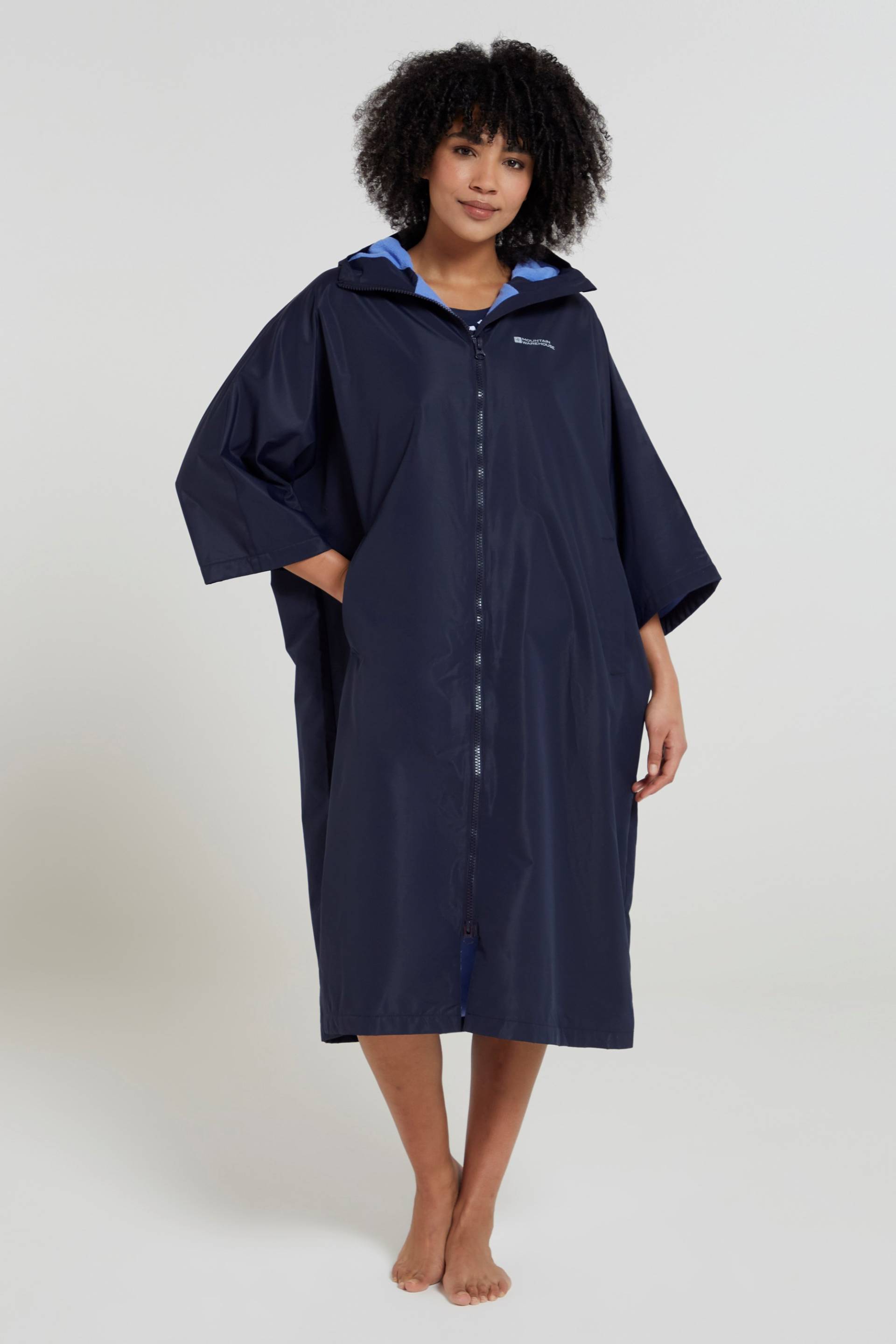 Coastline Wasserabweisender Damen Umzieh-Poncho - Marineblau von Mountain Warehouse