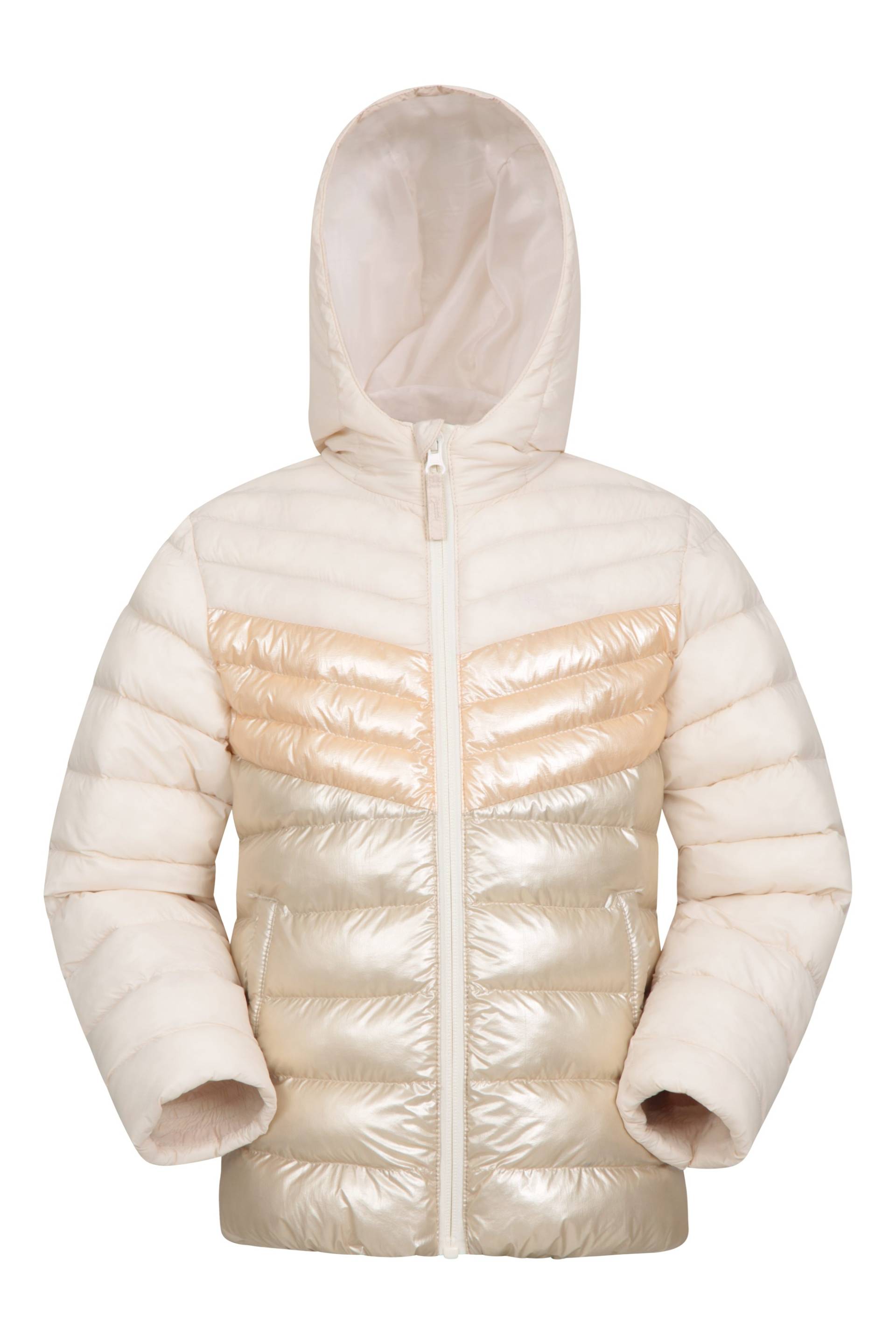 Colourblock Seasons Kinder Steppjacke - Gelb von Mountain Warehouse