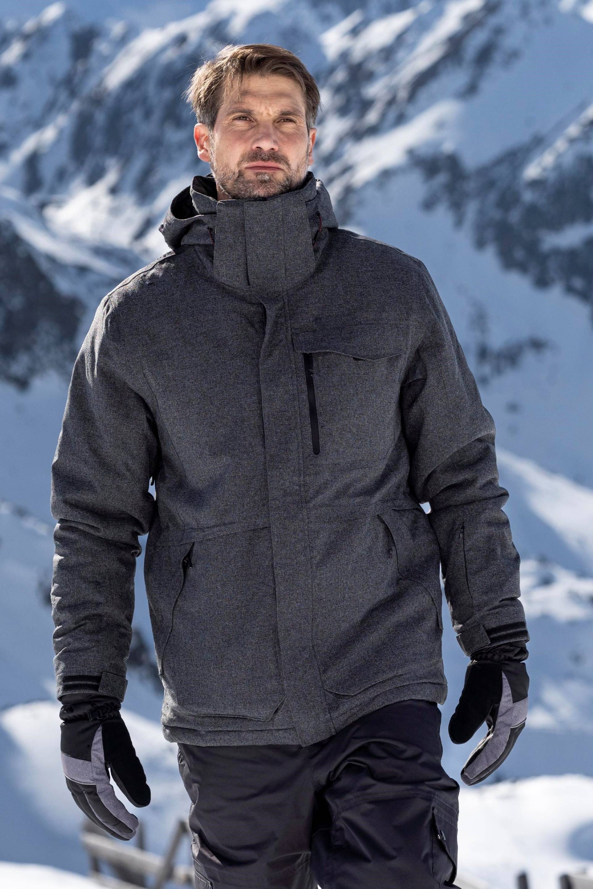 Comet III Herren-Skijacke - Grau von Mountain Warehouse
