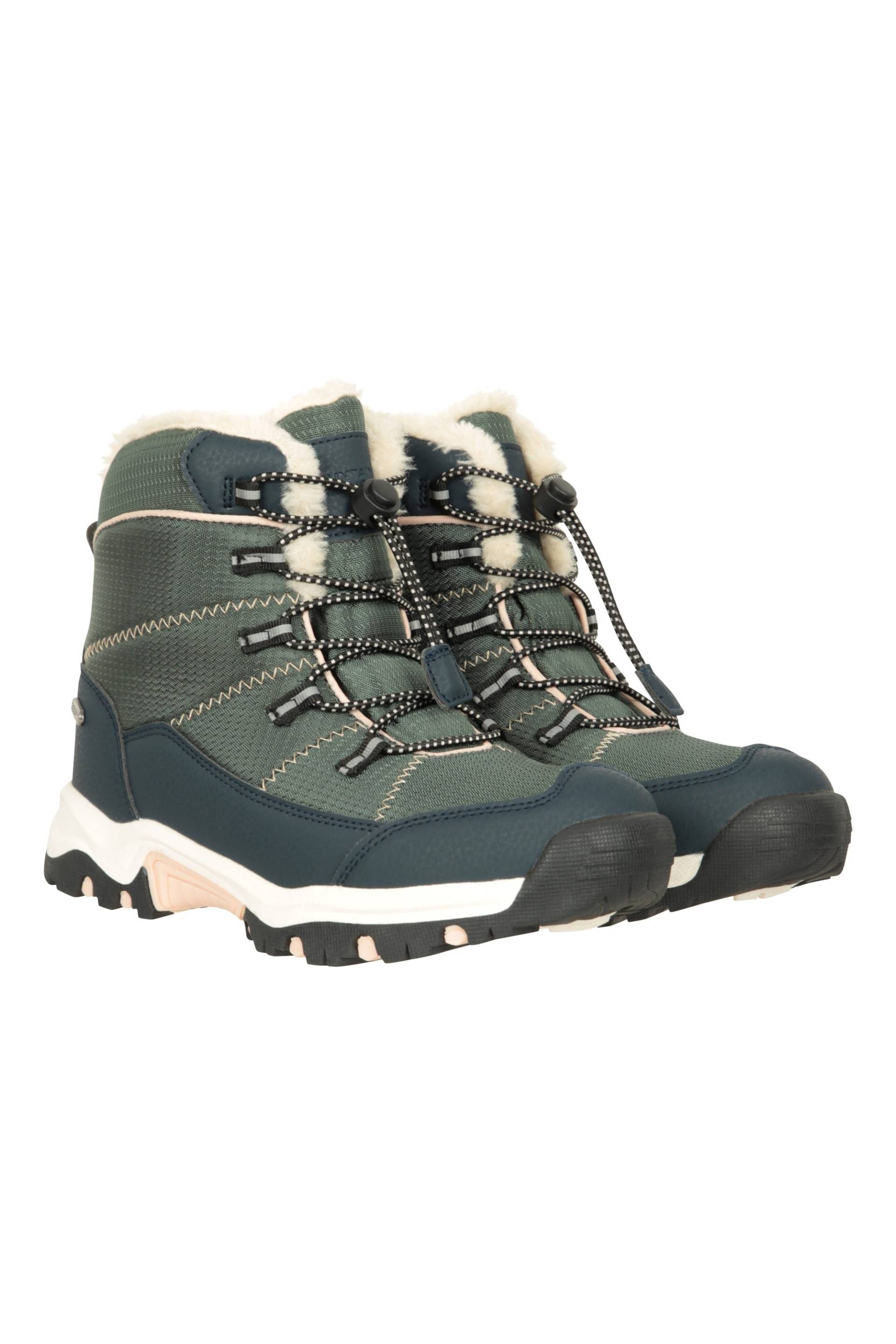 Comet Wasserdichte Kinder Schneestiefel - Khaki von Mountain Warehouse