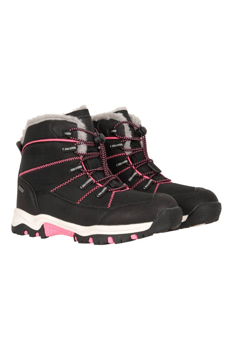 Comet Wasserdichte Kinder Schneestiefel - Schwarz von Mountain Warehouse