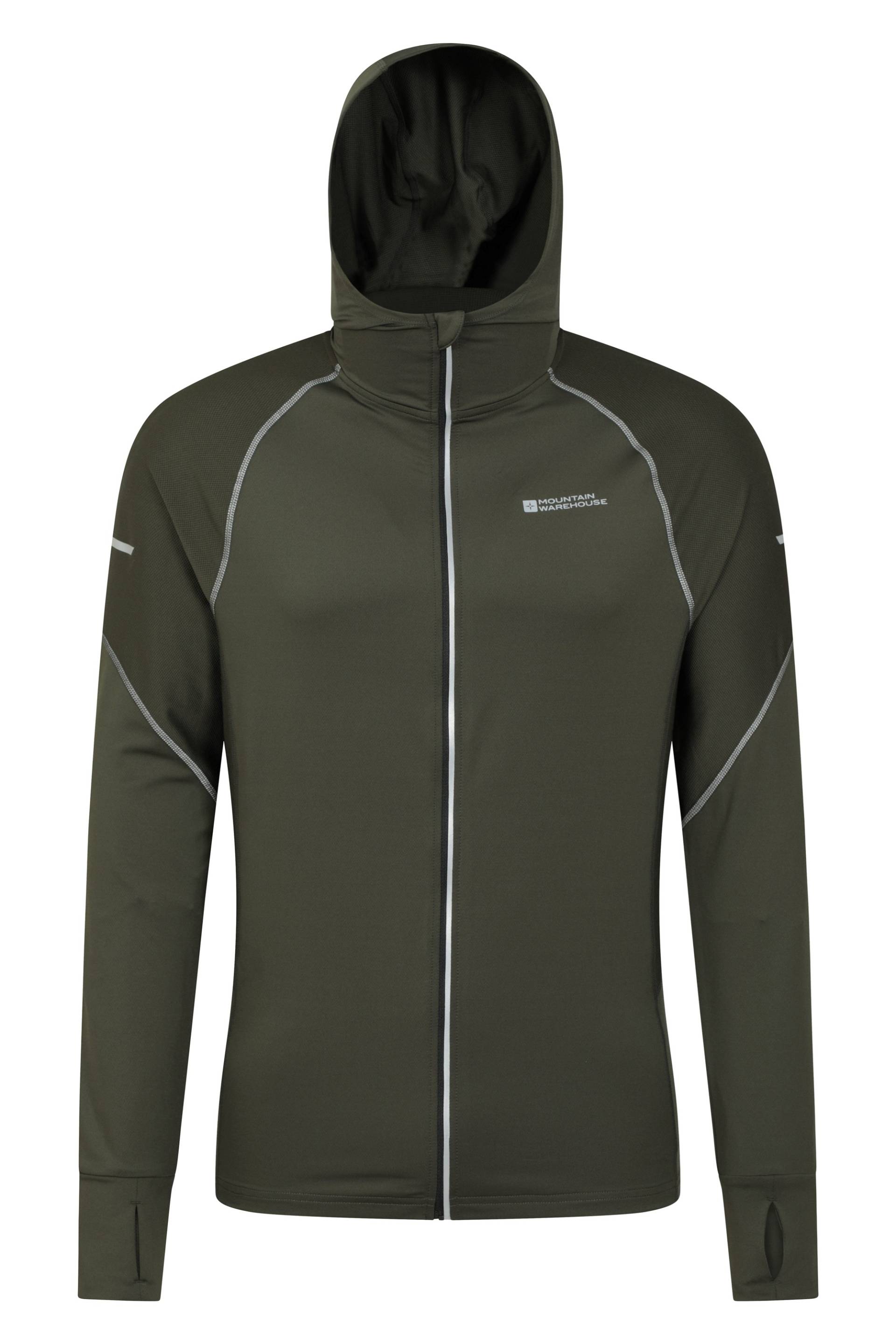 Control Reflektierender Herrenhoodie - Khaki von Mountain Warehouse