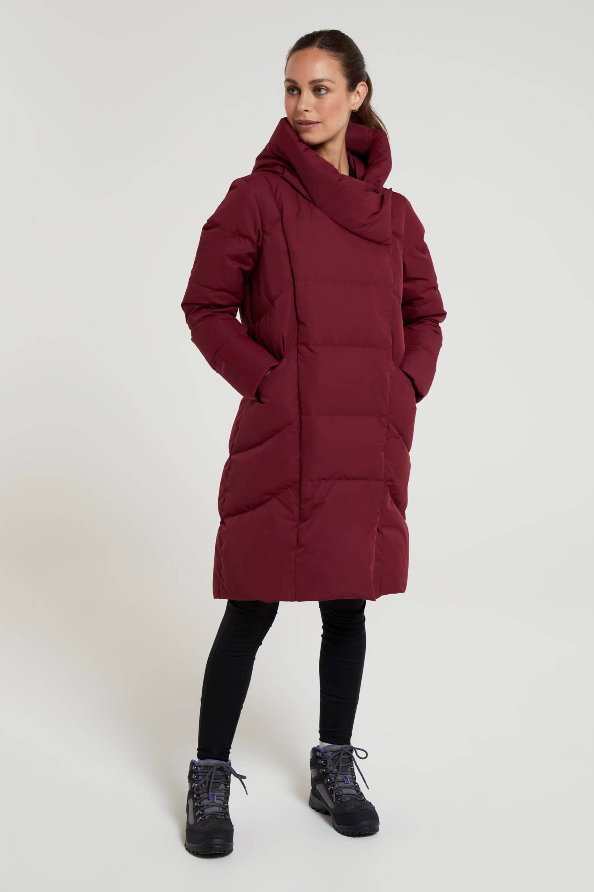 Cosy Wrap II Damen-Daunenjacke - Burgunderrot von Mountain Warehouse