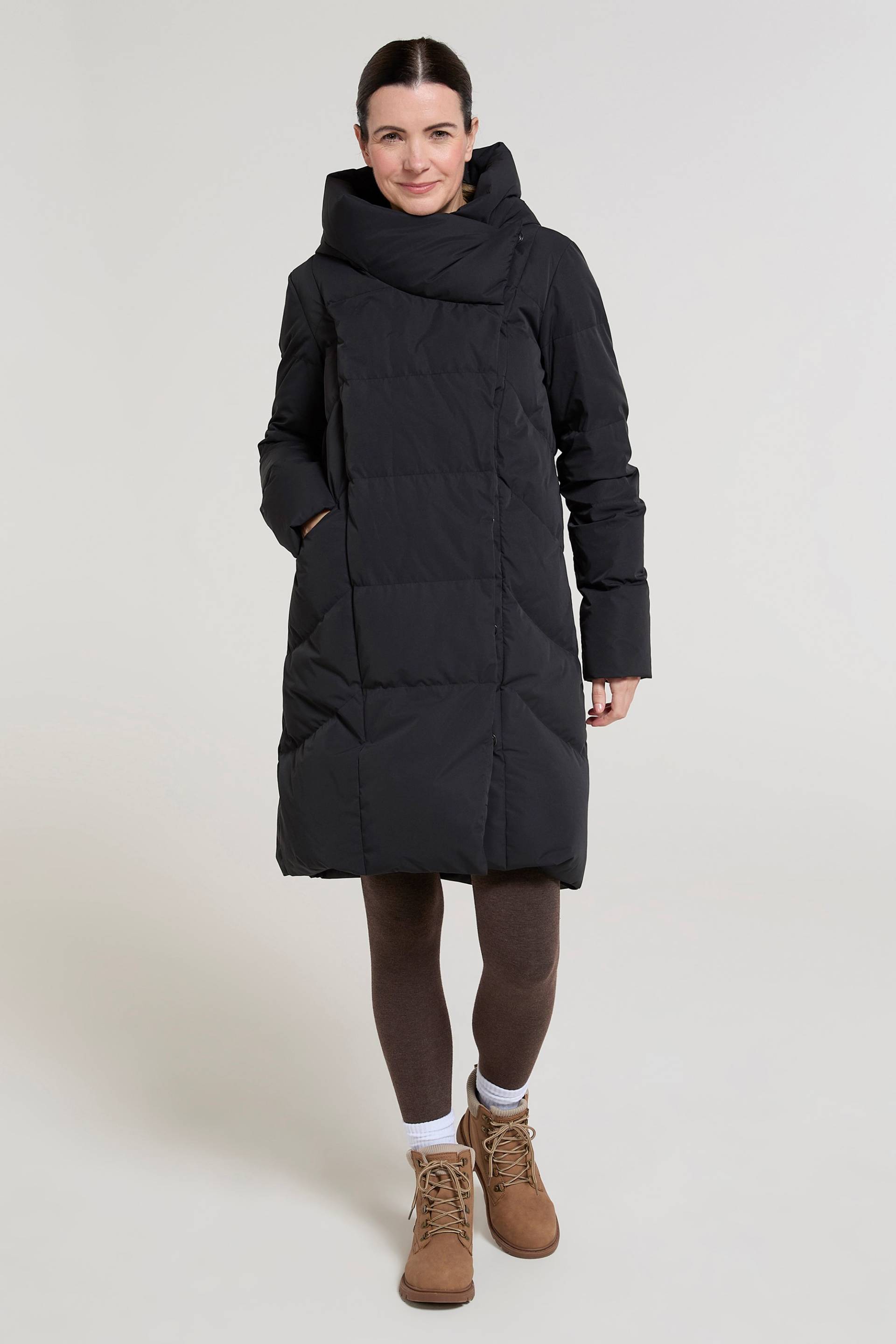 Cosy Wrap II Damen-Daunenjacke - Schwarz von Mountain Warehouse