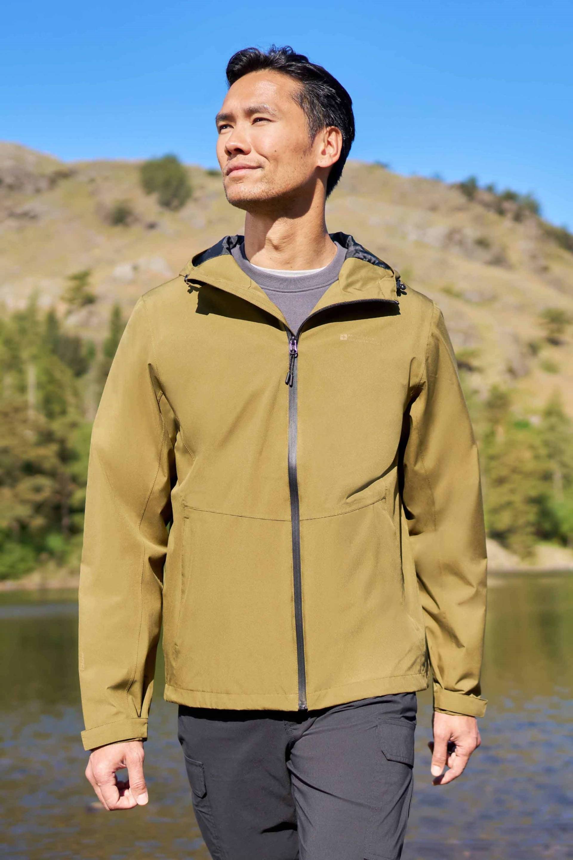 Covert Wasserdichte Herren Jacke - Dunkel-Khaki Covert Wasserdichte Herren Jacke - Dunkel-Khaki von Mountain Warehouse