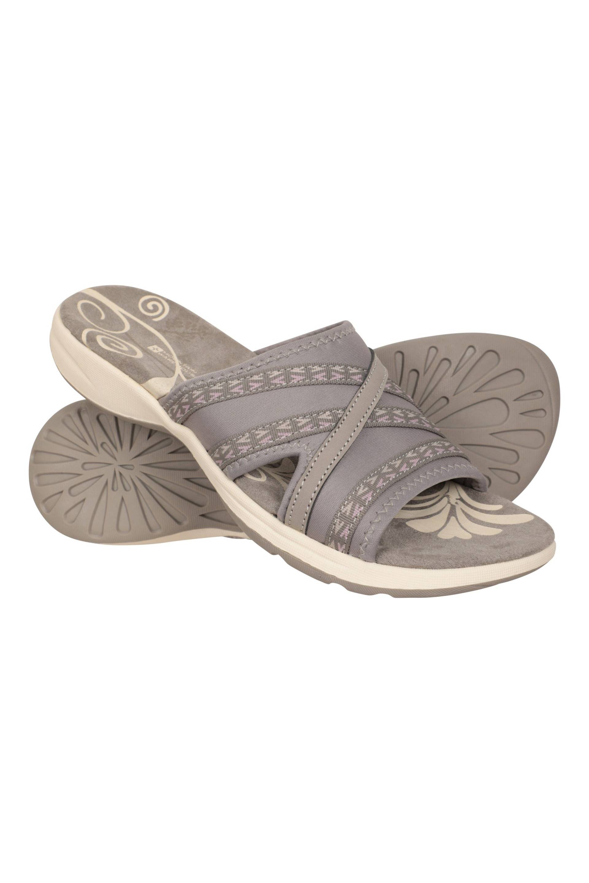 Crest Bequeme Damen-Pantoletten - Grau von Mountain Warehouse