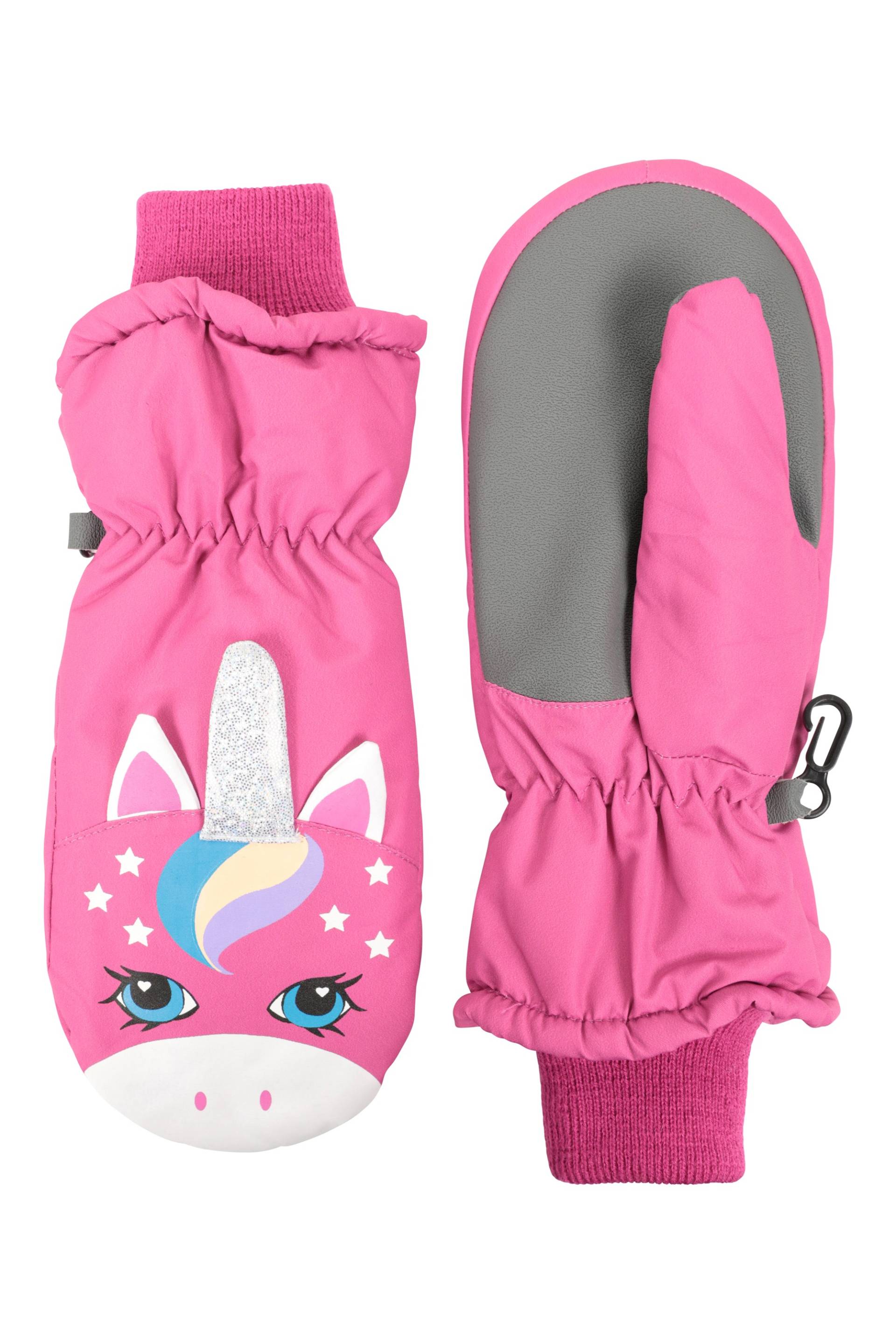 Critter Kinder Ski-Fäustlinge - Rosa von Mountain Warehouse