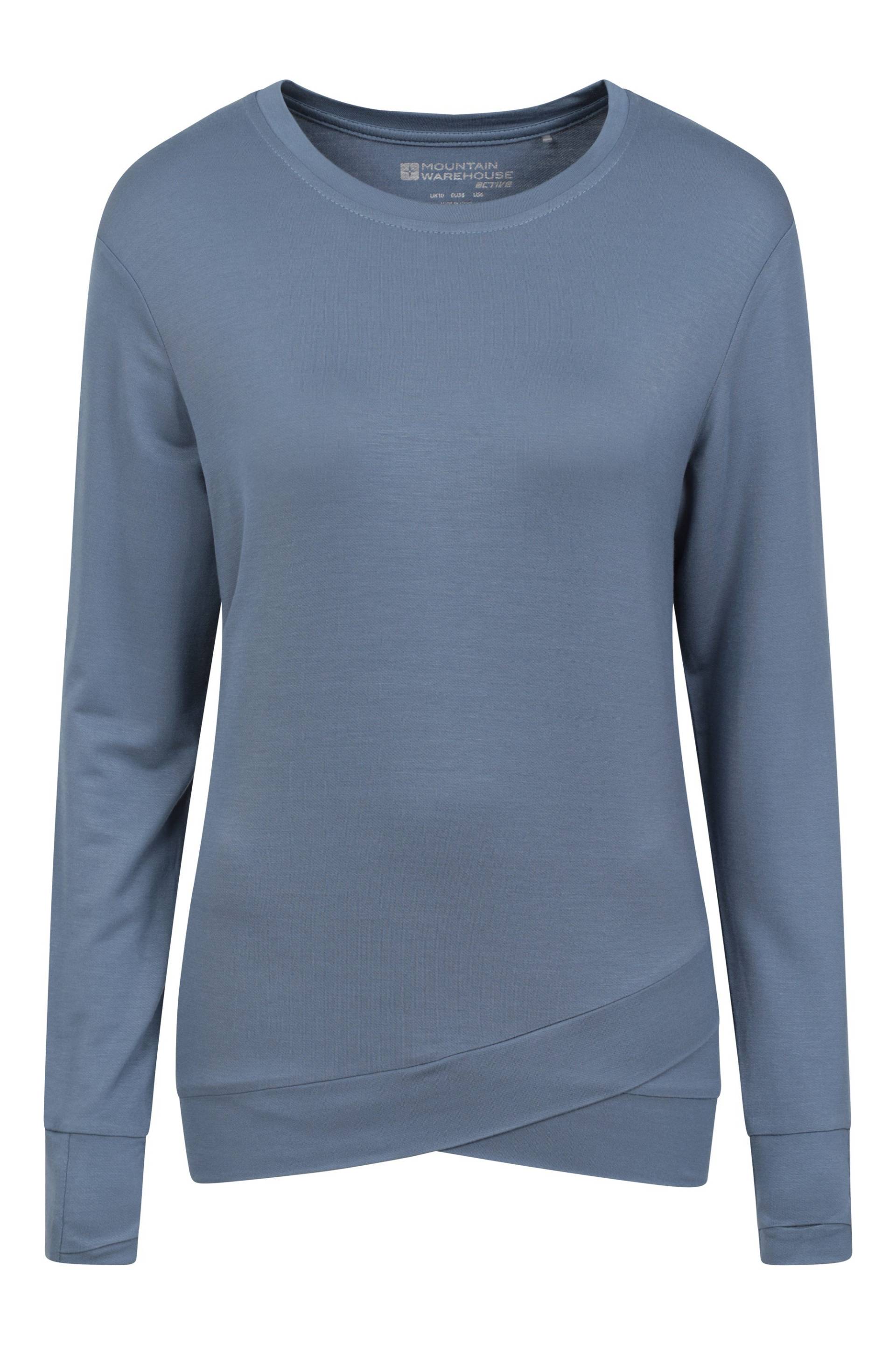 Cross-Over Damen Yoga Sweatshirt - Dunkel Türkis von Mountain Warehouse
