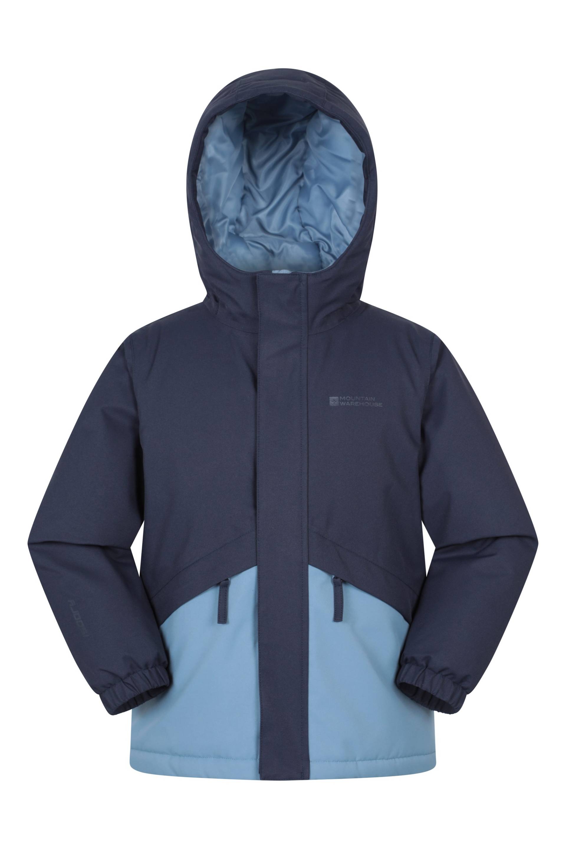 Cyclone Kids Wasserdichte wattierte Jacke - Marineblau von Mountain Warehouse