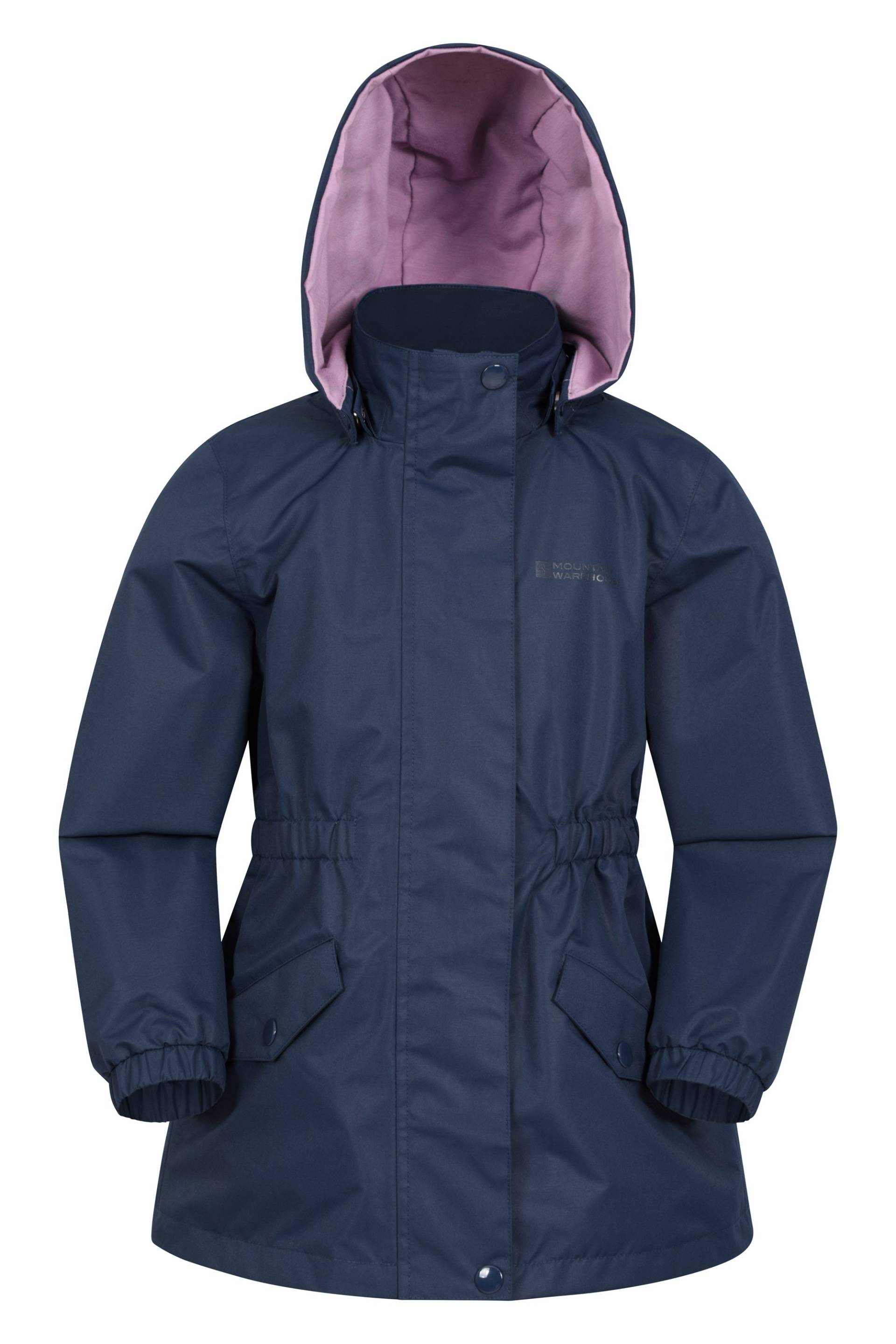 Dale Leichte Wasserdichte Kinderjacke - Marineblau von Mountain Warehouse