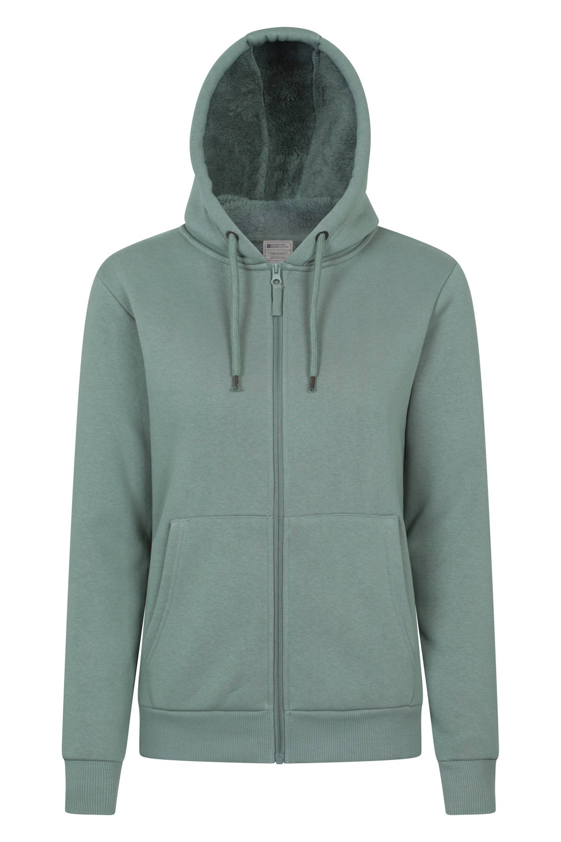 Dalton Damen Kapuzenpullover mit Sherpa-Futter - Khaki Dalton Damen Kapuzenpullover mit Sherpa-Futter - Khaki von Mountain Warehouse