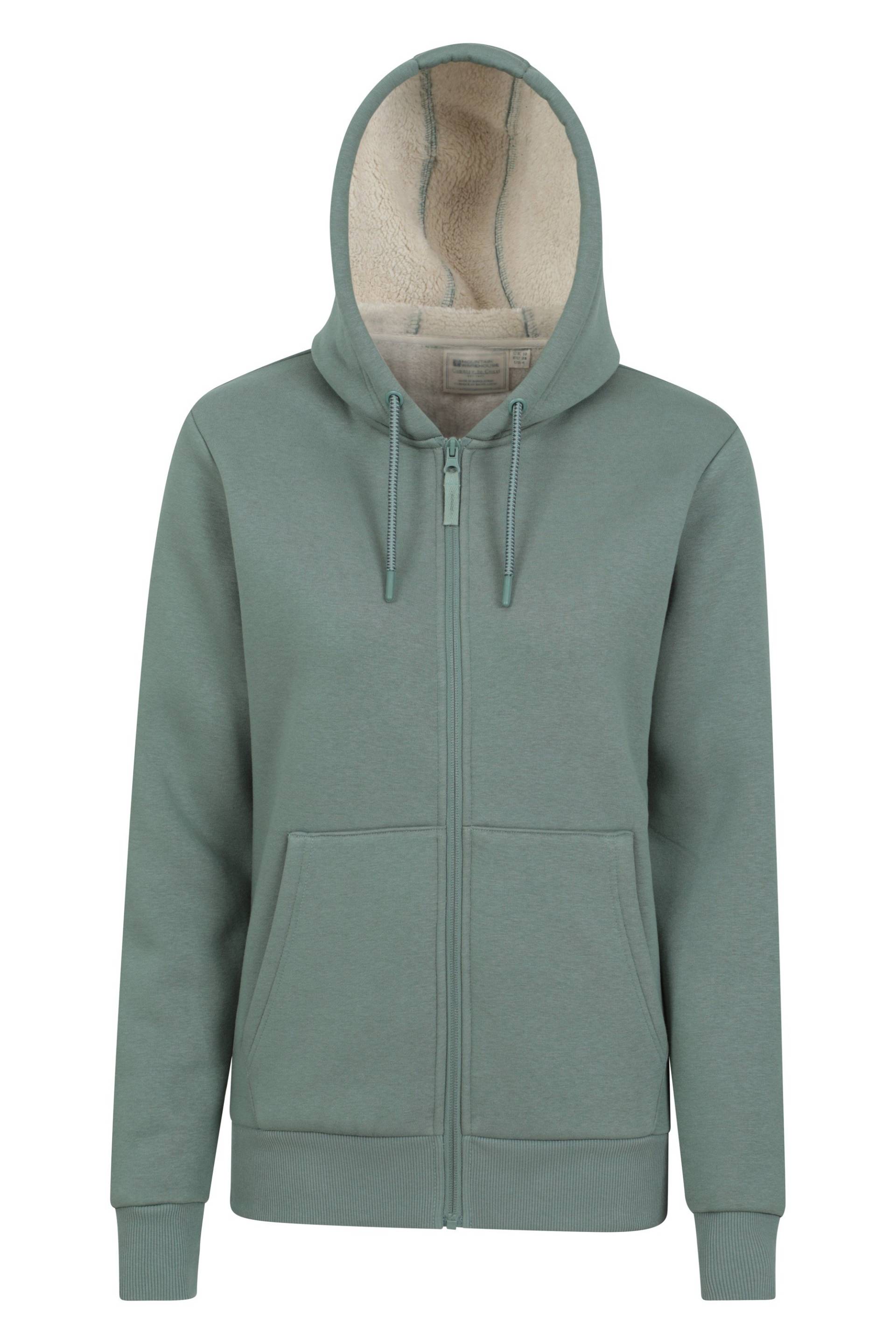 Dalton Damen Kapuzenpullover mit Sherpa-Futter - Khaki Dalton Damen Kapuzenpullover mit Sherpa-Futter - Khaki von Mountain Warehouse