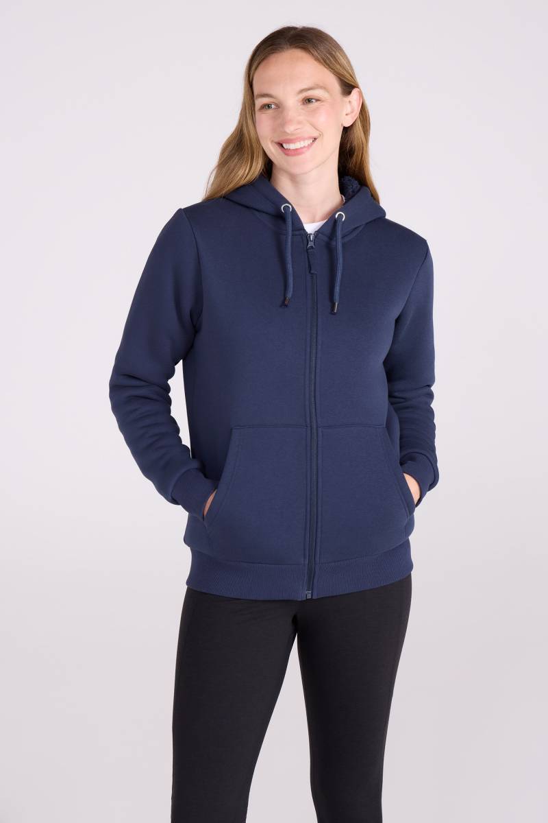 Dalton Damen Kapuzenpullover mit Sherpa-Futter - Marineblau Dalton Damen Kapuzenpullover mit Sherpa-Futter - Marineblau von Mountain Warehouse