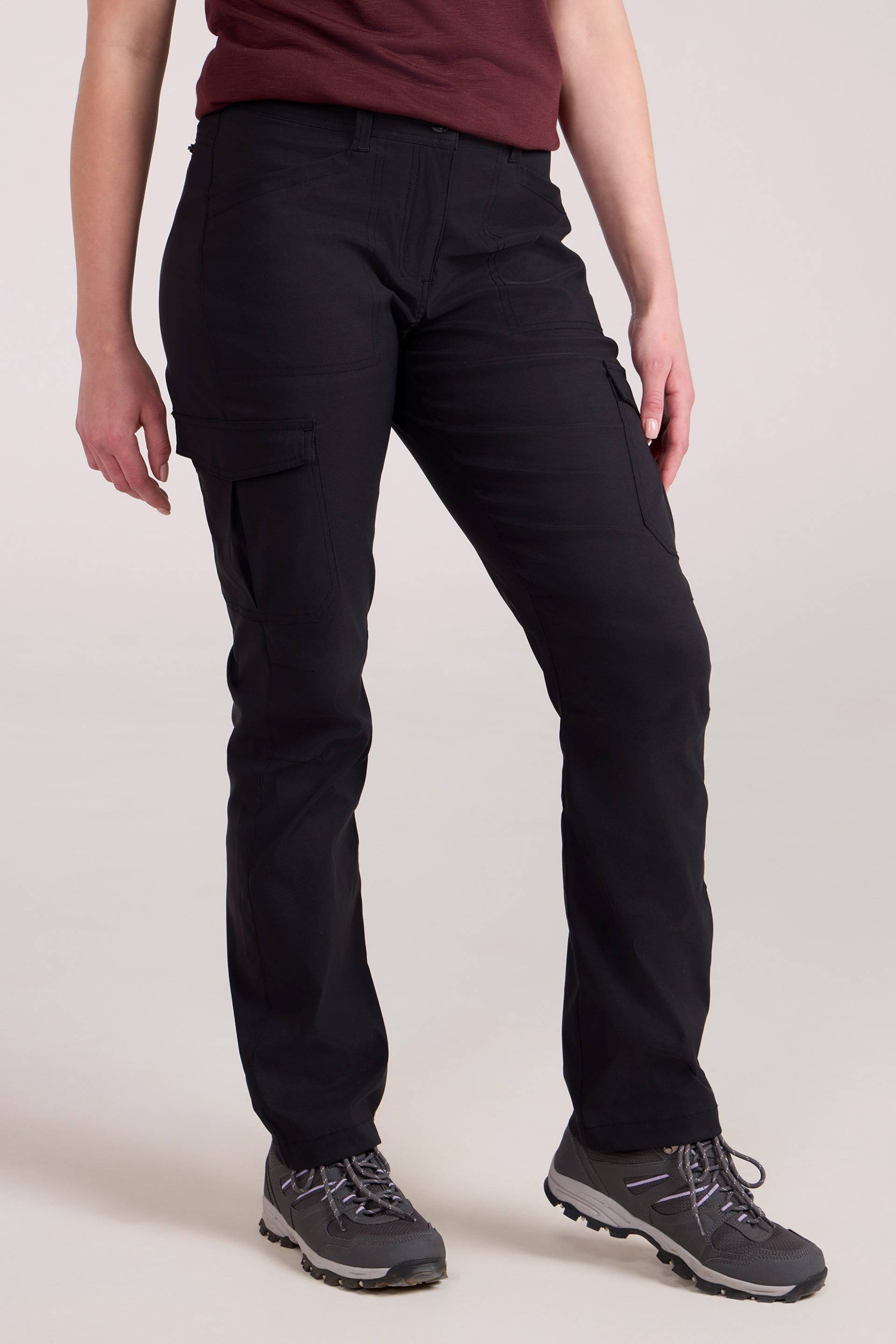 Damen Stretch-Cargohose - Schwarz Damen Stretch-Cargohose - Schwarz von Mountain Warehouse