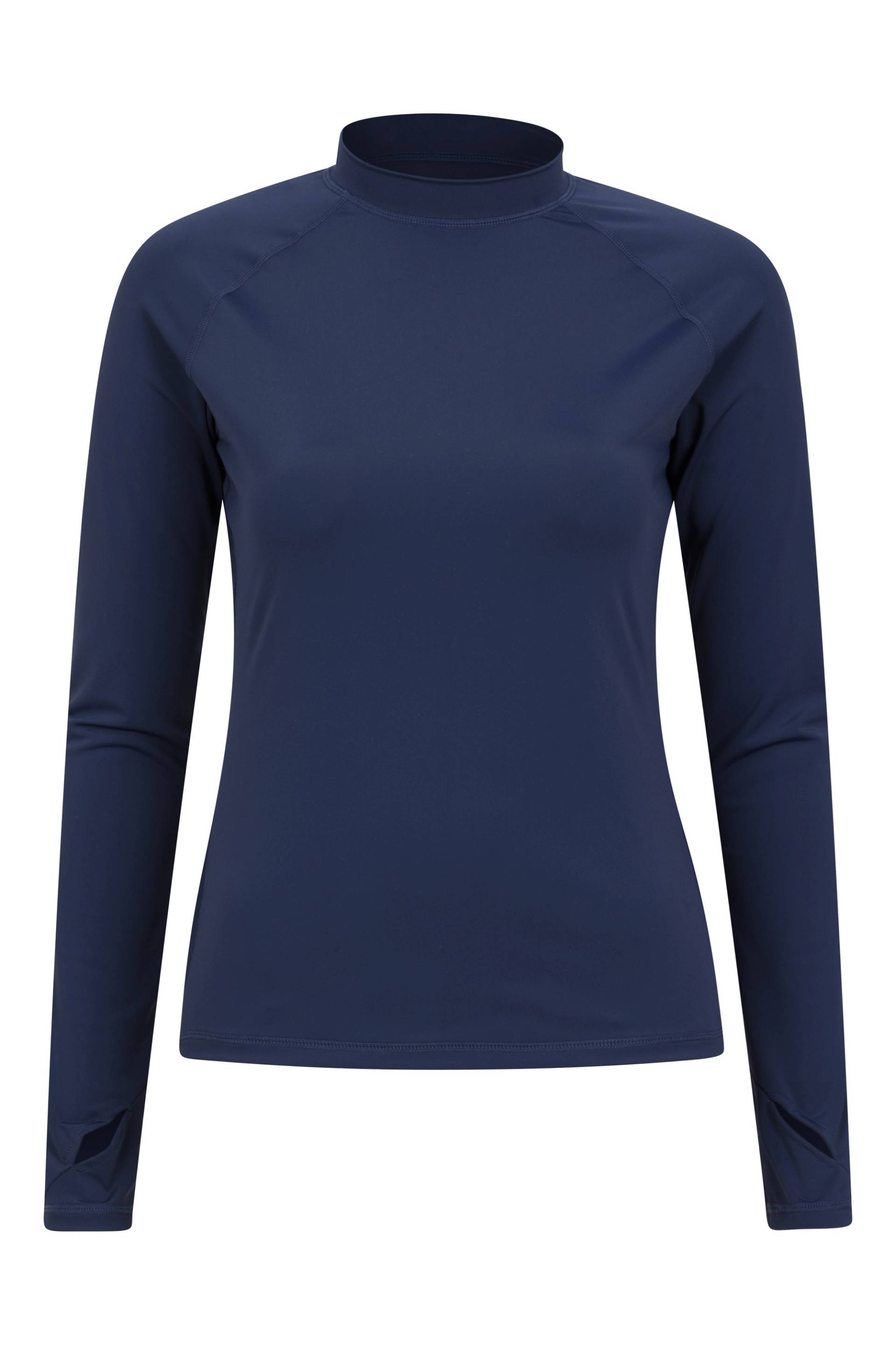 Damen UV Badeshirt - Langärmlig - Marineblau von Mountain Warehouse