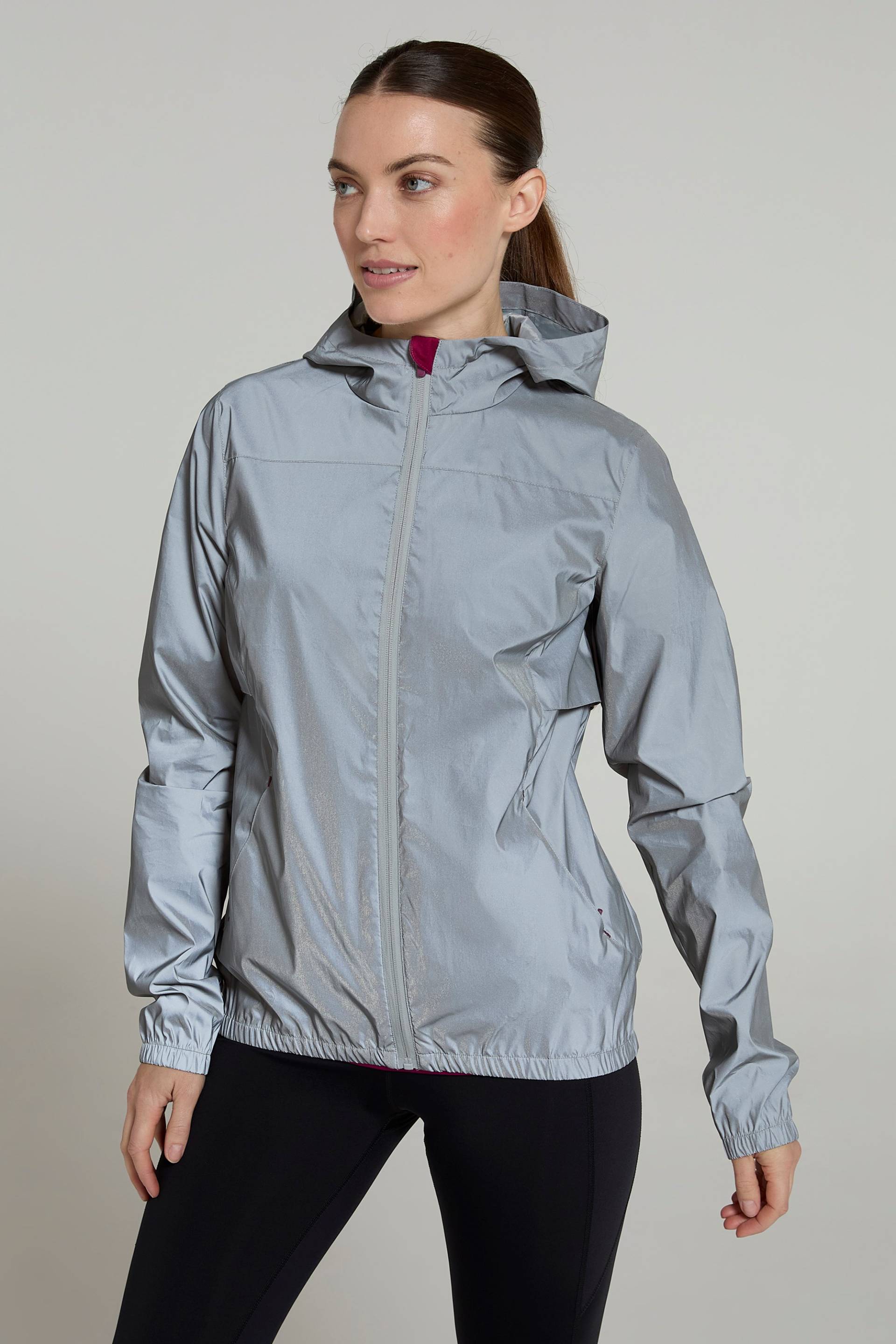 Dashing Reflektierende Damenjacke - Silber von Mountain Warehouse