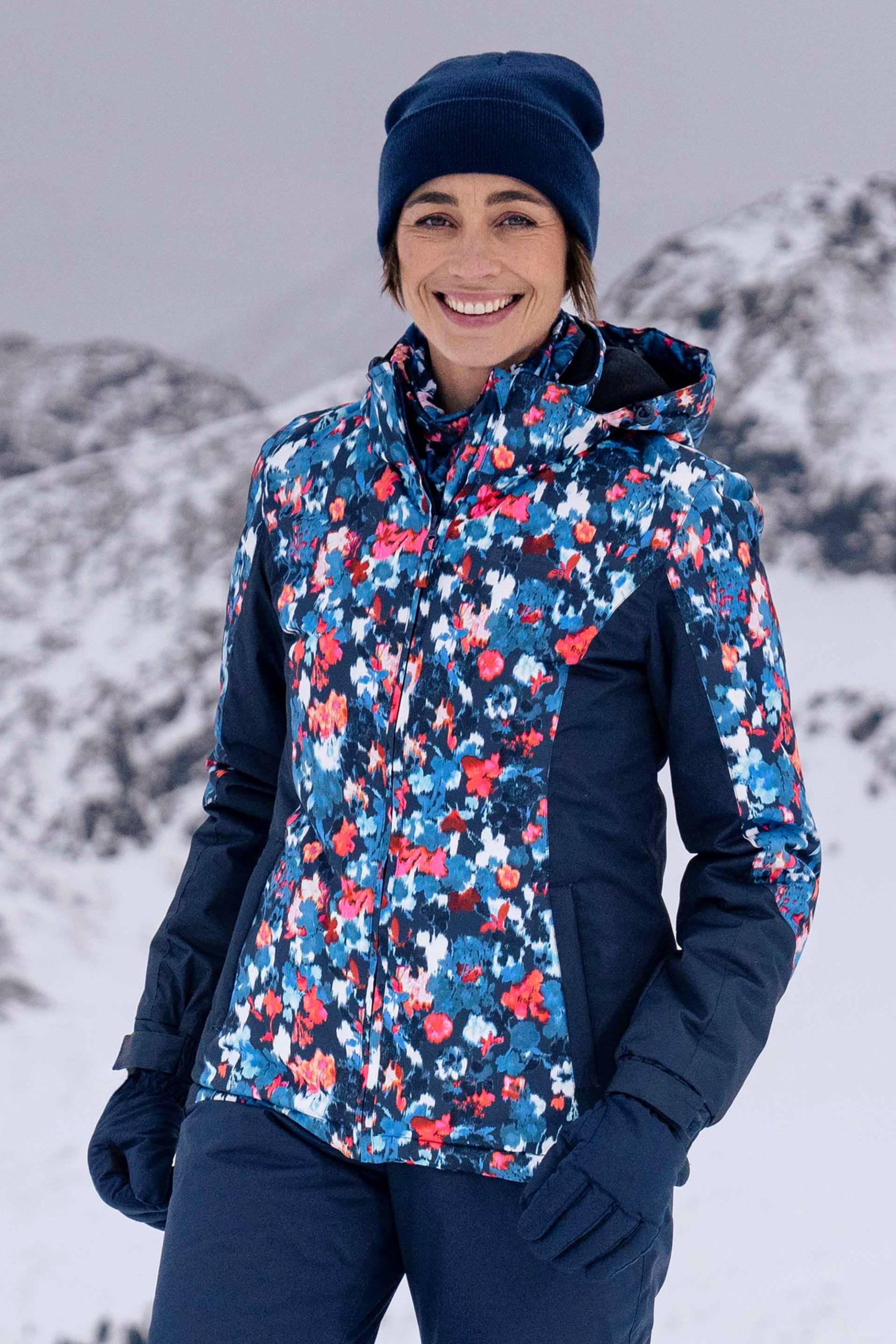Dawn II Gemusterte Damen-Skijacke - Aquamarin von Mountain Warehouse