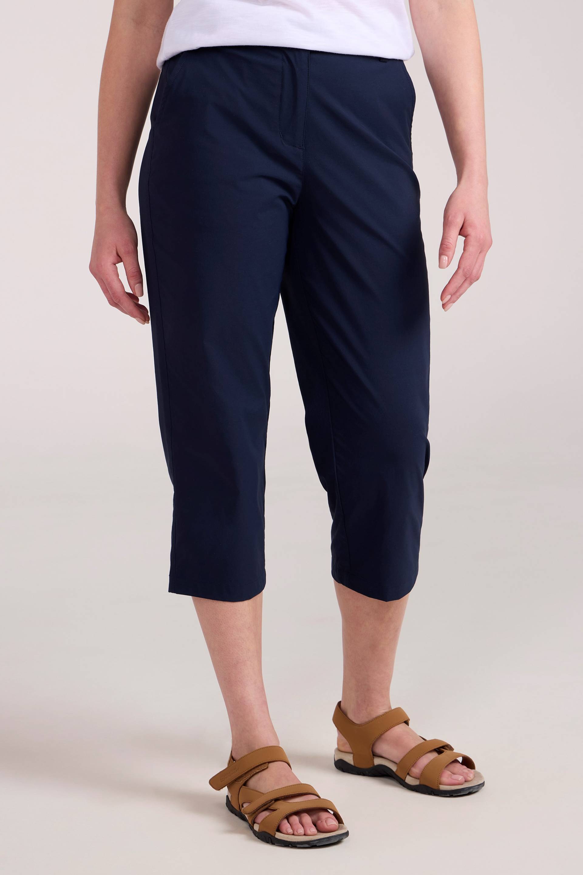 Delta Damen Caprihose mit Stretch - Marineblau von Mountain Warehouse