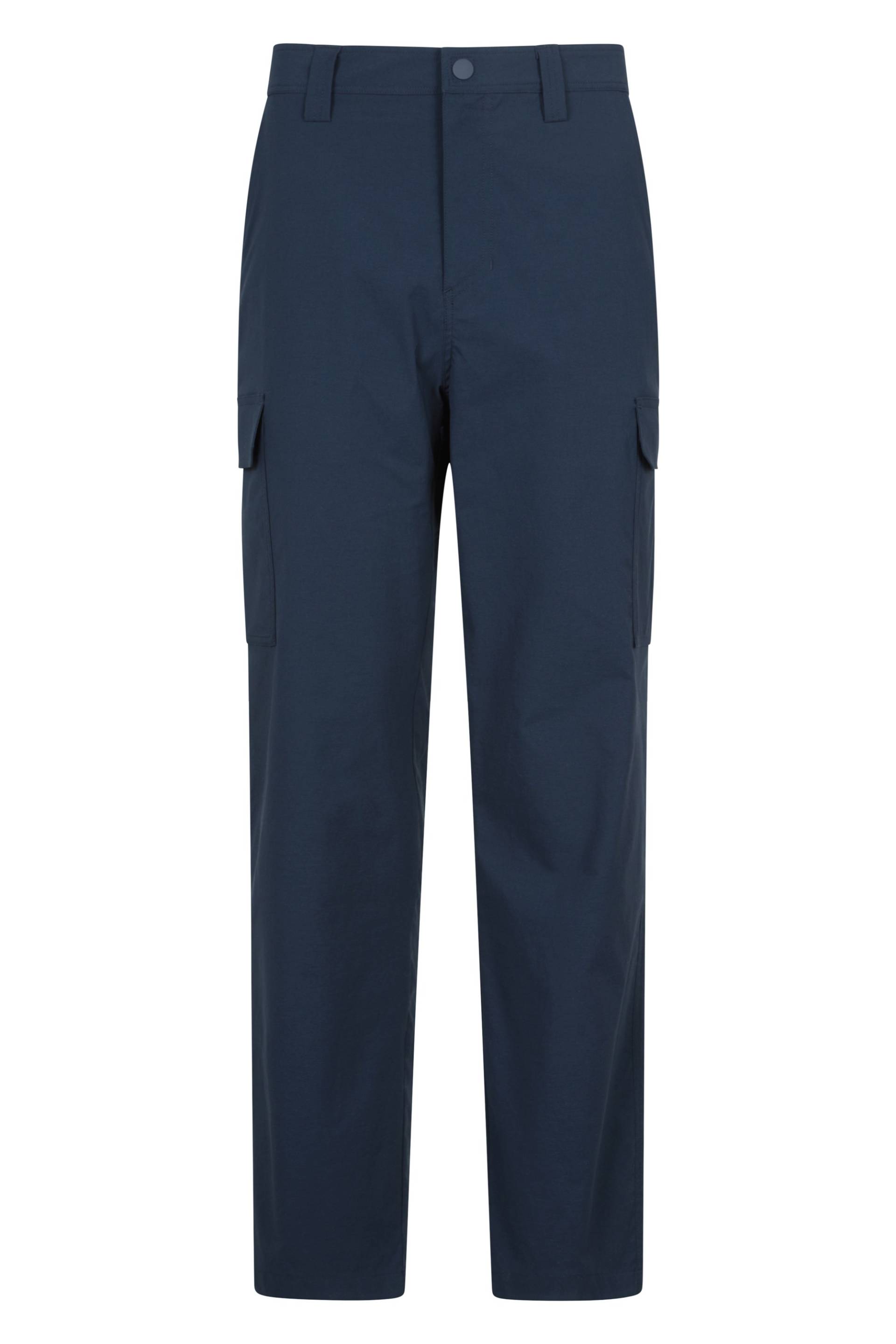 Delta Dehnbare Cargohose für Herren – Kurze Länge - Marineblau von Mountain Warehouse