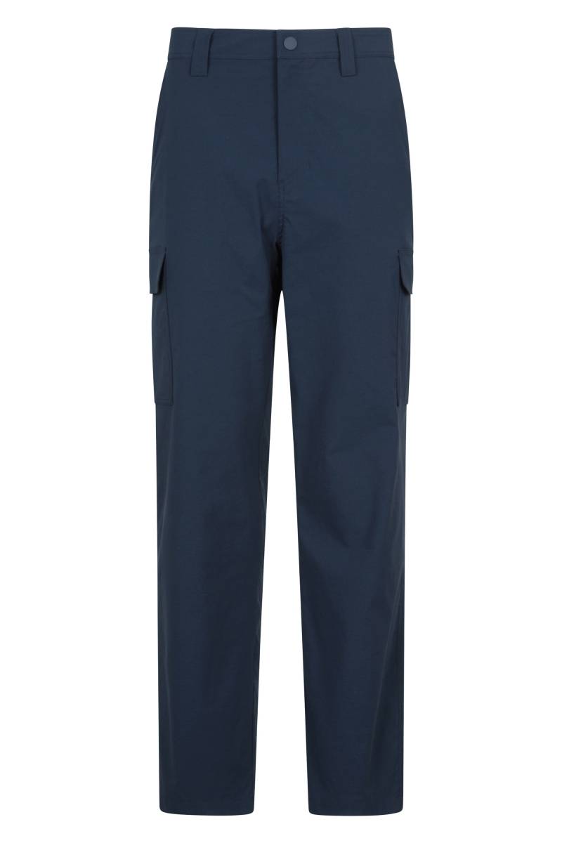 Delta Dehnbare Cargohose für Herren – Kurze Länge - Marineblau von Mountain Warehouse